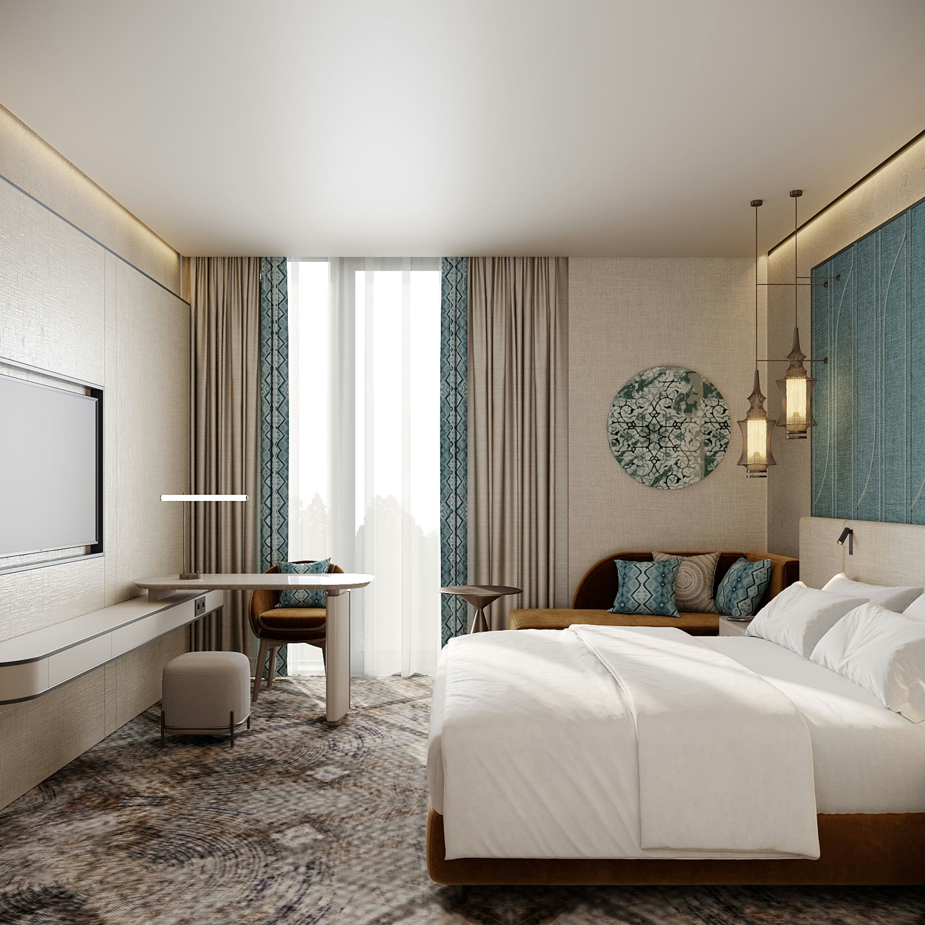 GUEST ROOM, KING BED, ACCESSIBLE