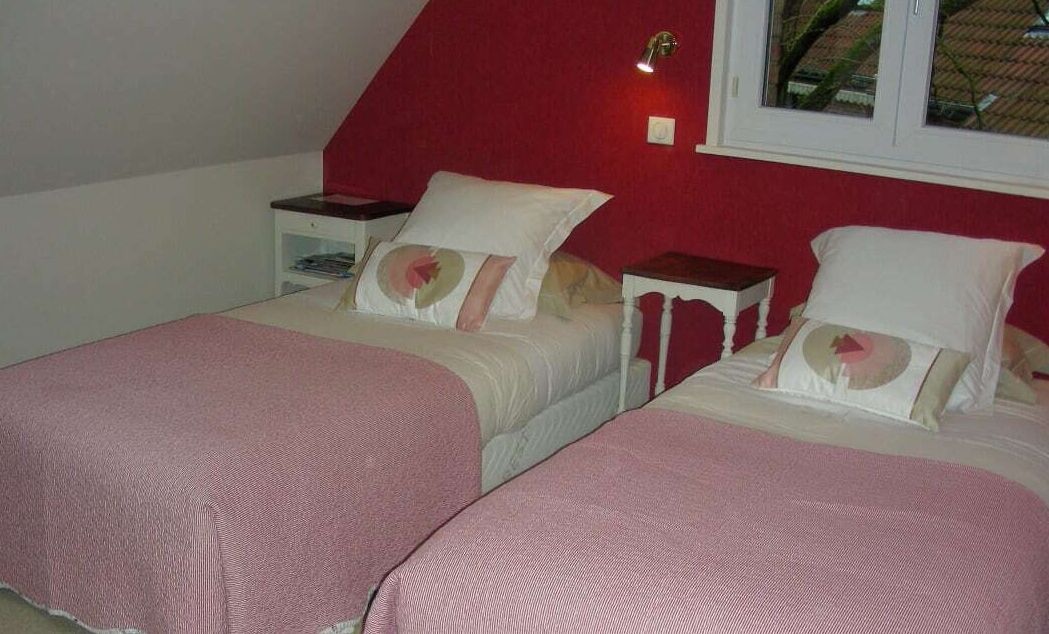 2 Rooms, Rose, Double or Twin Bed, Garden View