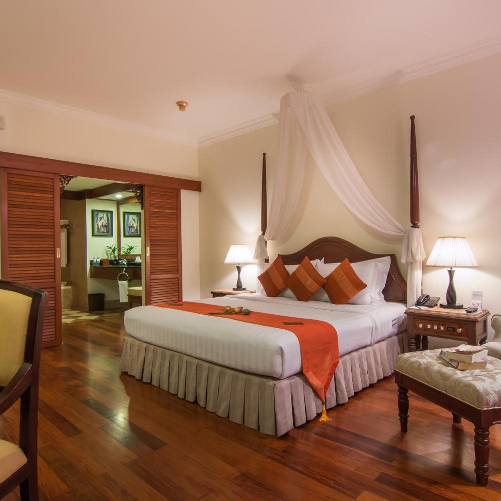 غرفة ديلوكس بإطلالة على الحديقة، PALACE RESIDENCE & VILLA SIEM REAP 5/10