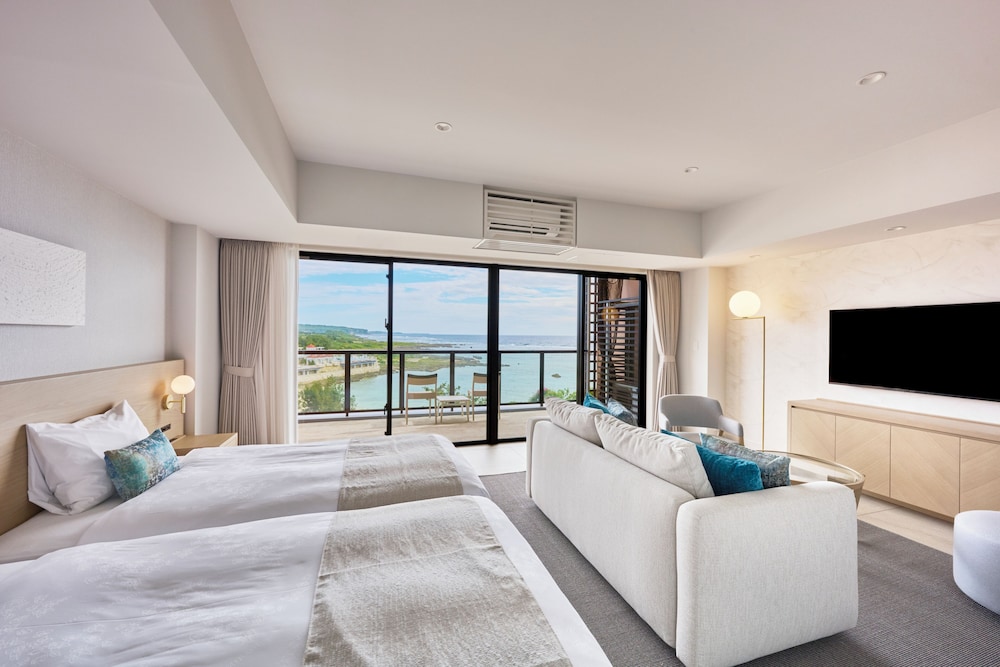 Deluxe, Twin Beds, Ocean View, Large