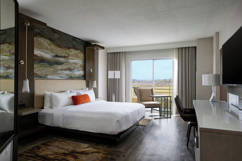 غرفة بسرير كينج بشرفة، Marriott Meadowview Conference Resort Convention Center 6/10