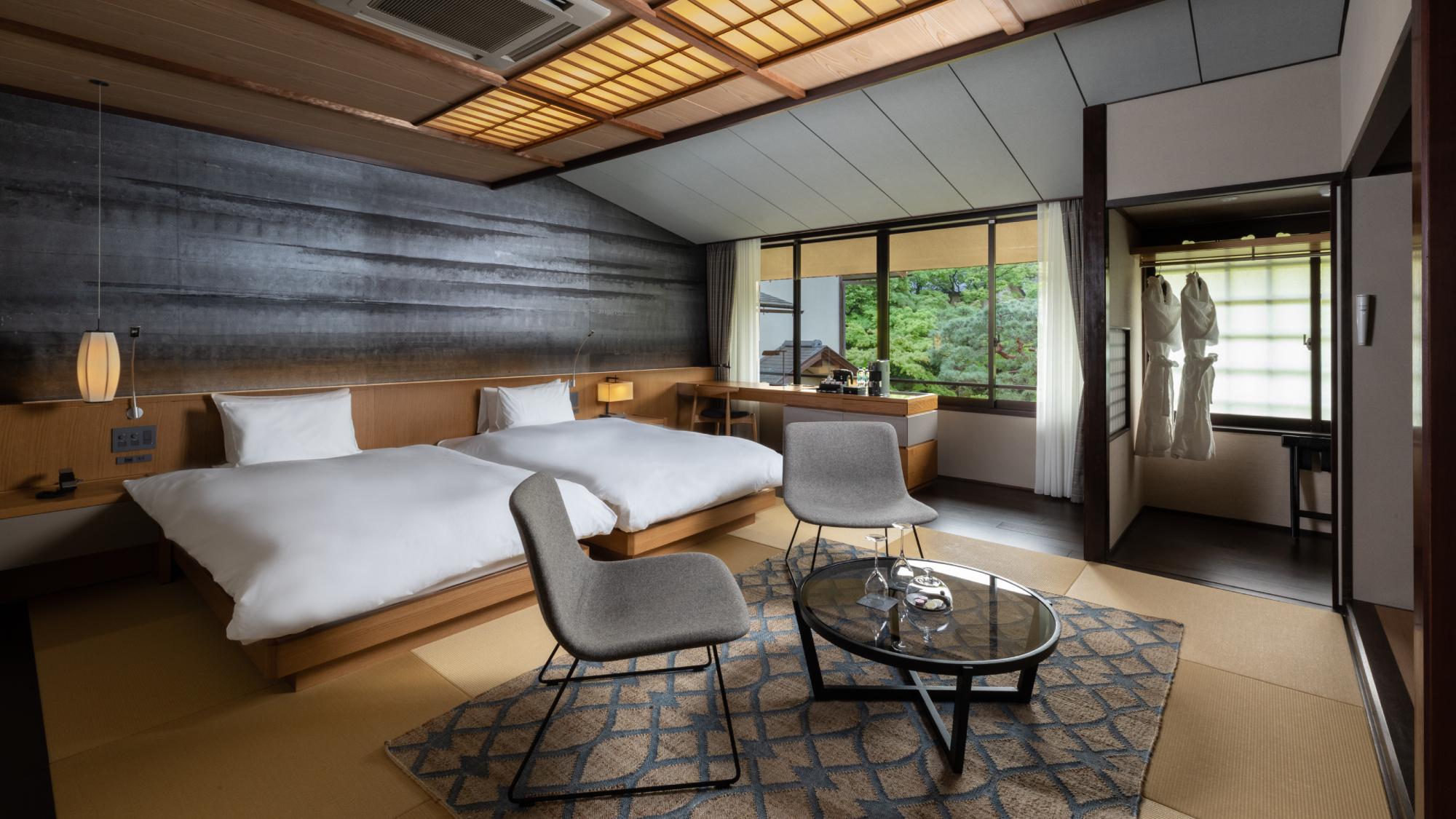 Japanese Western, Japanese, Modern, Serene, Garden View
