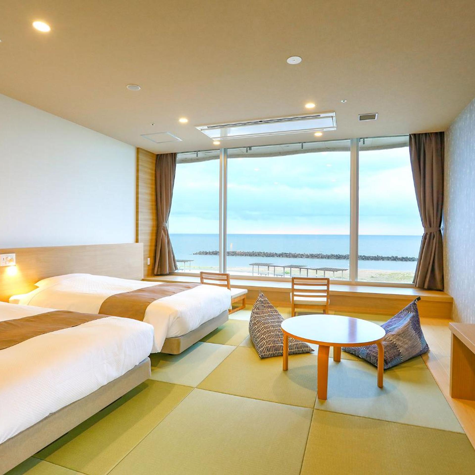 Interior, Japanese, Superior, Single Bed, Sea Side, Indoor Bath