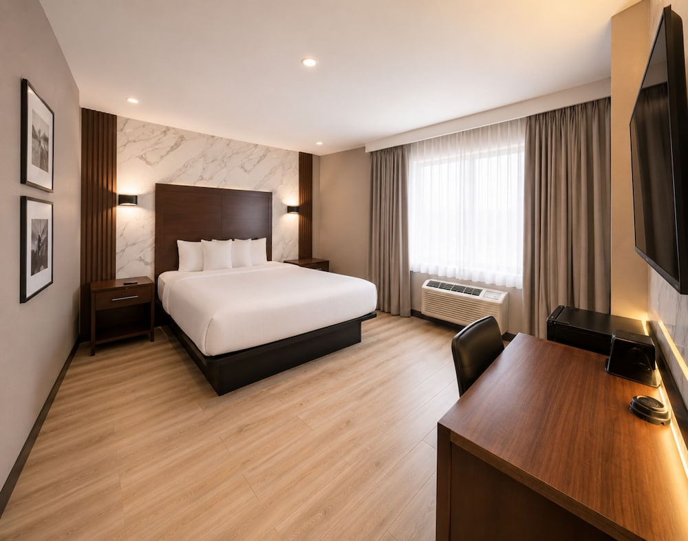 غرفة ديلوكس مفردة بسرير كوين للمدخنين، Hotel Pergola JFK Airport 3/4