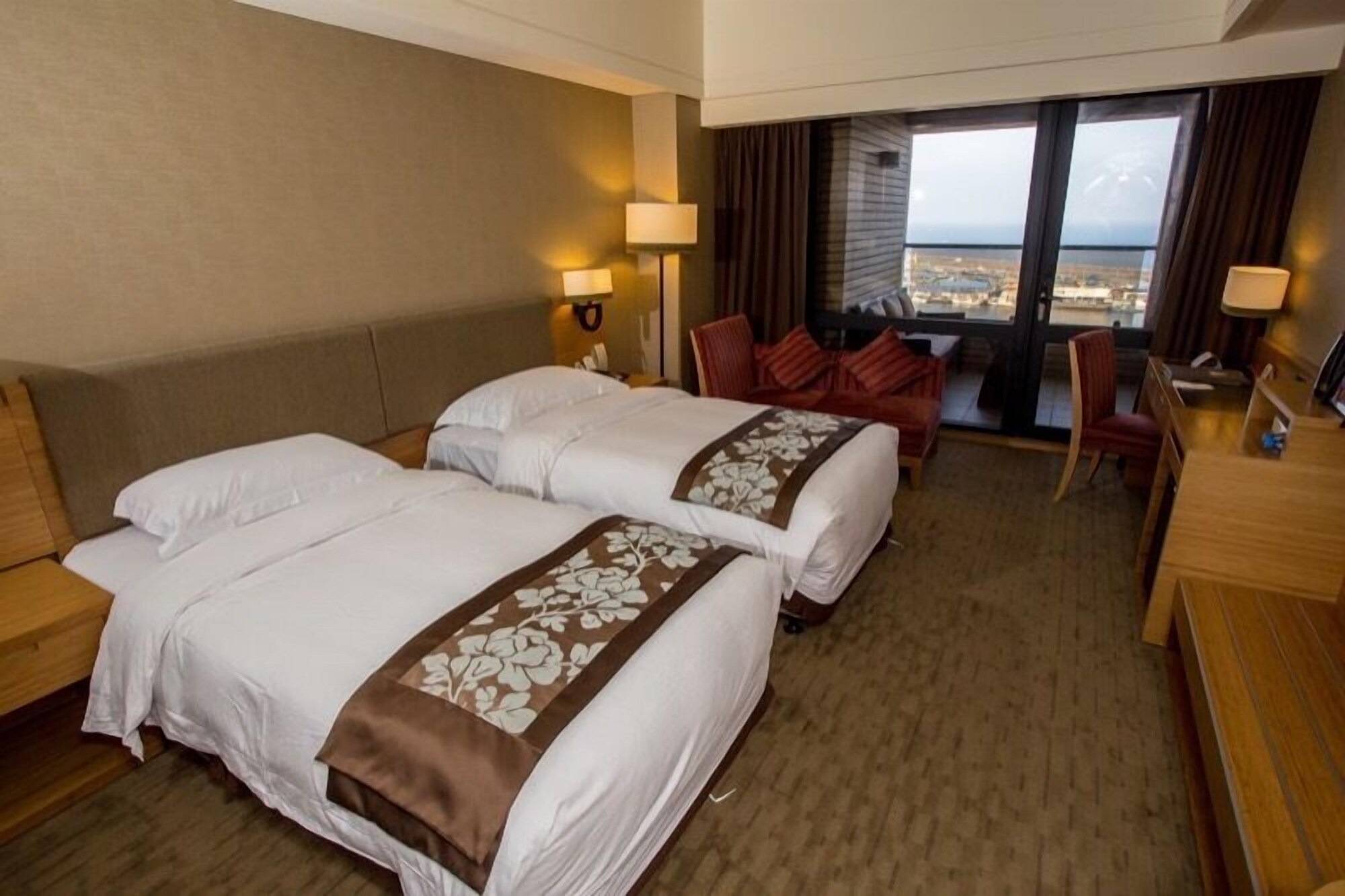 غرفة سوبيريور بسريرين منفصلين بإطلالة على البحر، FULLON HOTEL HUALIEN 6/10