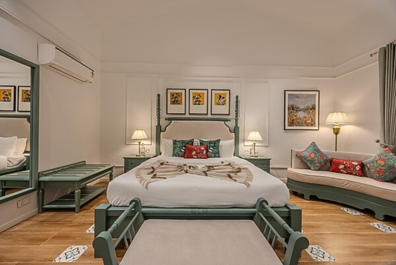 Room at ELIVAAS Kensho Villas Colva 4 BHK Villa With Pvt Pool, Fatona