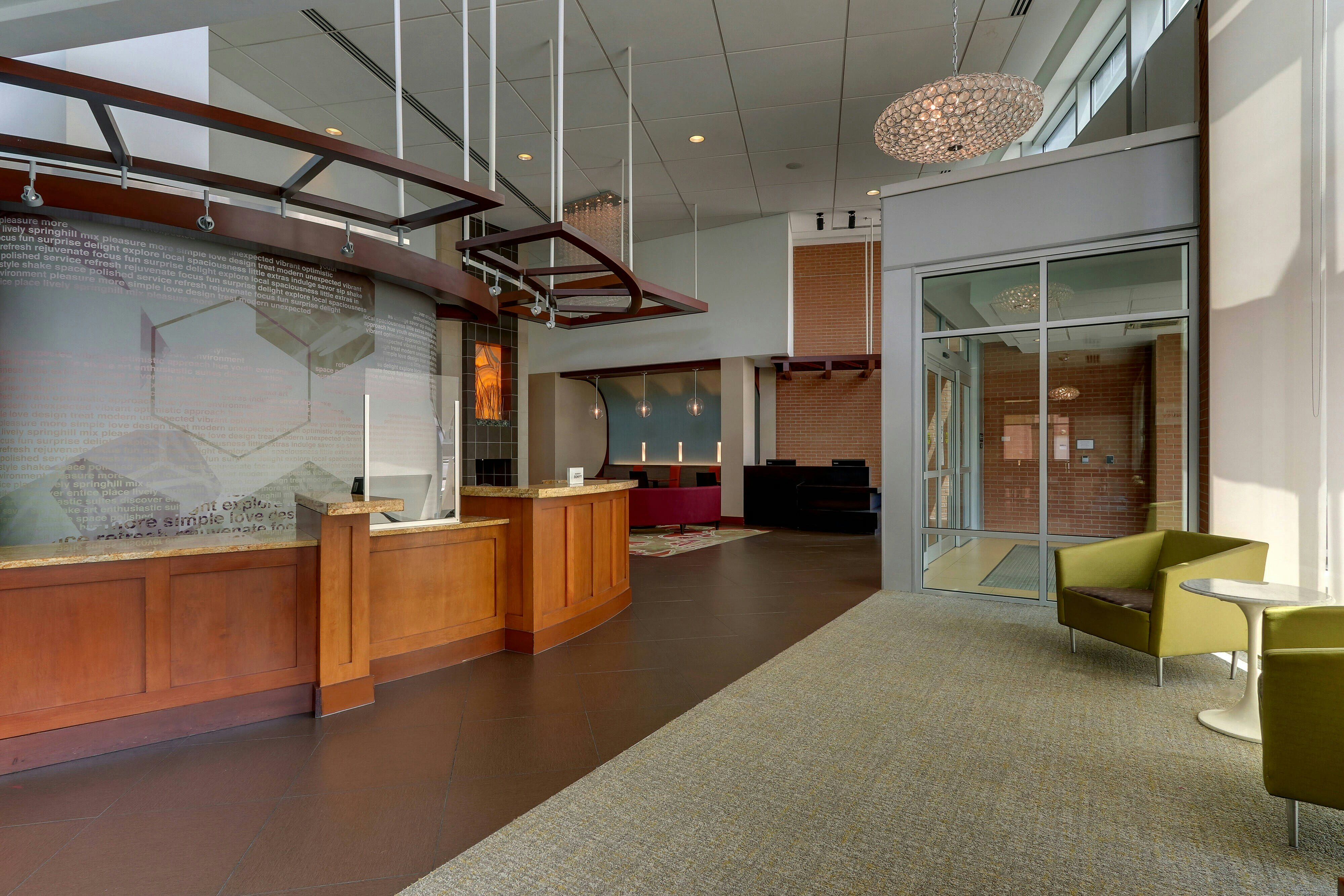 Lobby at SpringHill Suites Birmingham Downtown at UAB, BIRMINGHAM - AL