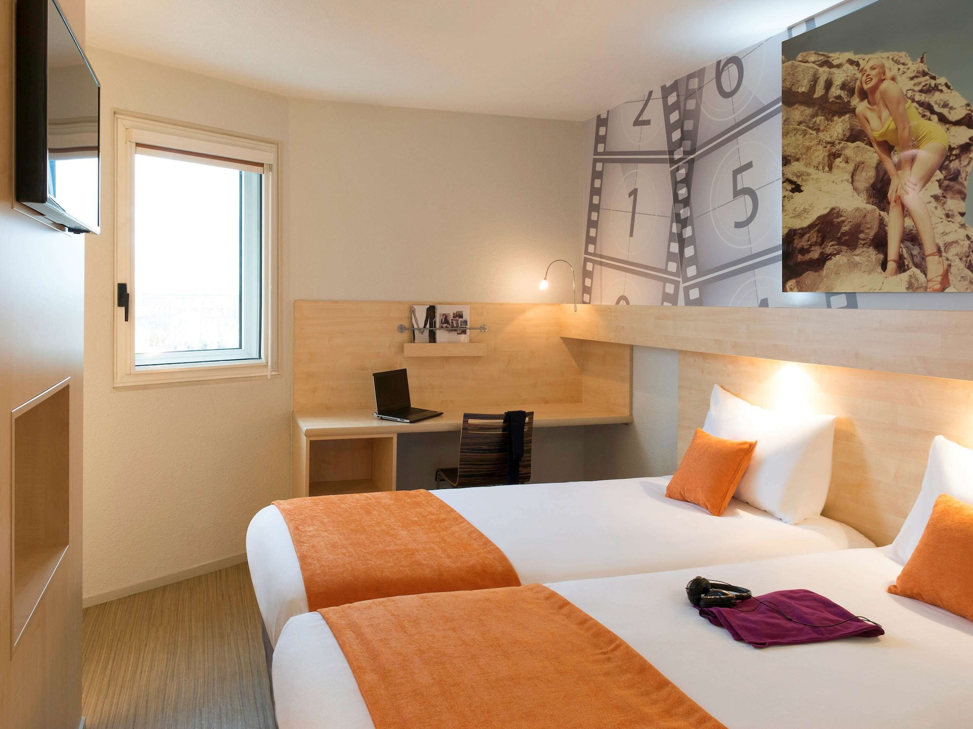غرفة قياسية بسريرين منفصلين، Ibis Styles Lyon Confluence Hotel 4/10