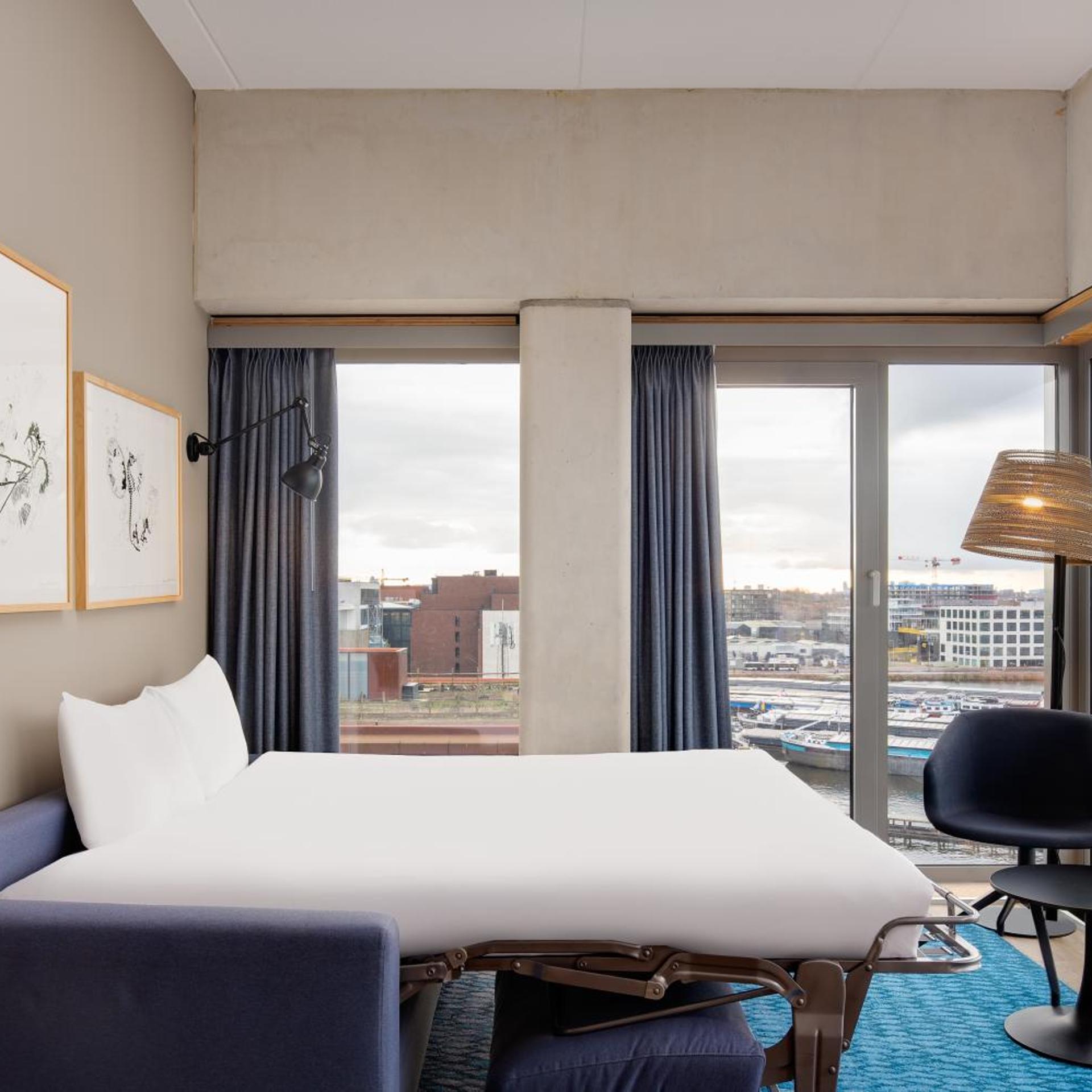 جناح ركني بغرفة نوم واحدة في طابق مرتفع، Residence Inn By Marriott Amsterdam Houthavens 2/5