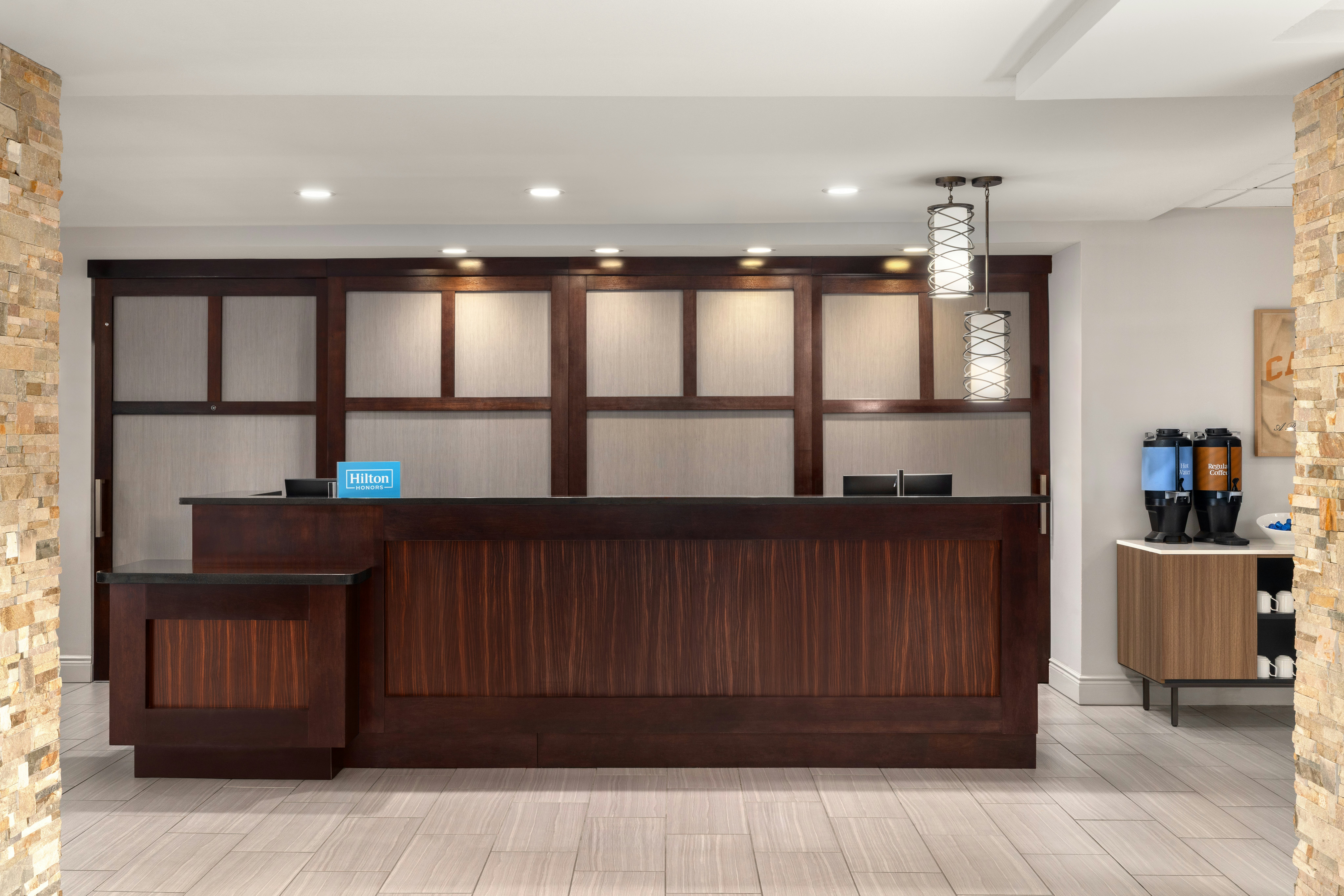 Lobby at HOMEWOOD SUITES BY HILTON INDIANAPOLIS CARMEL, CARMEL - IN