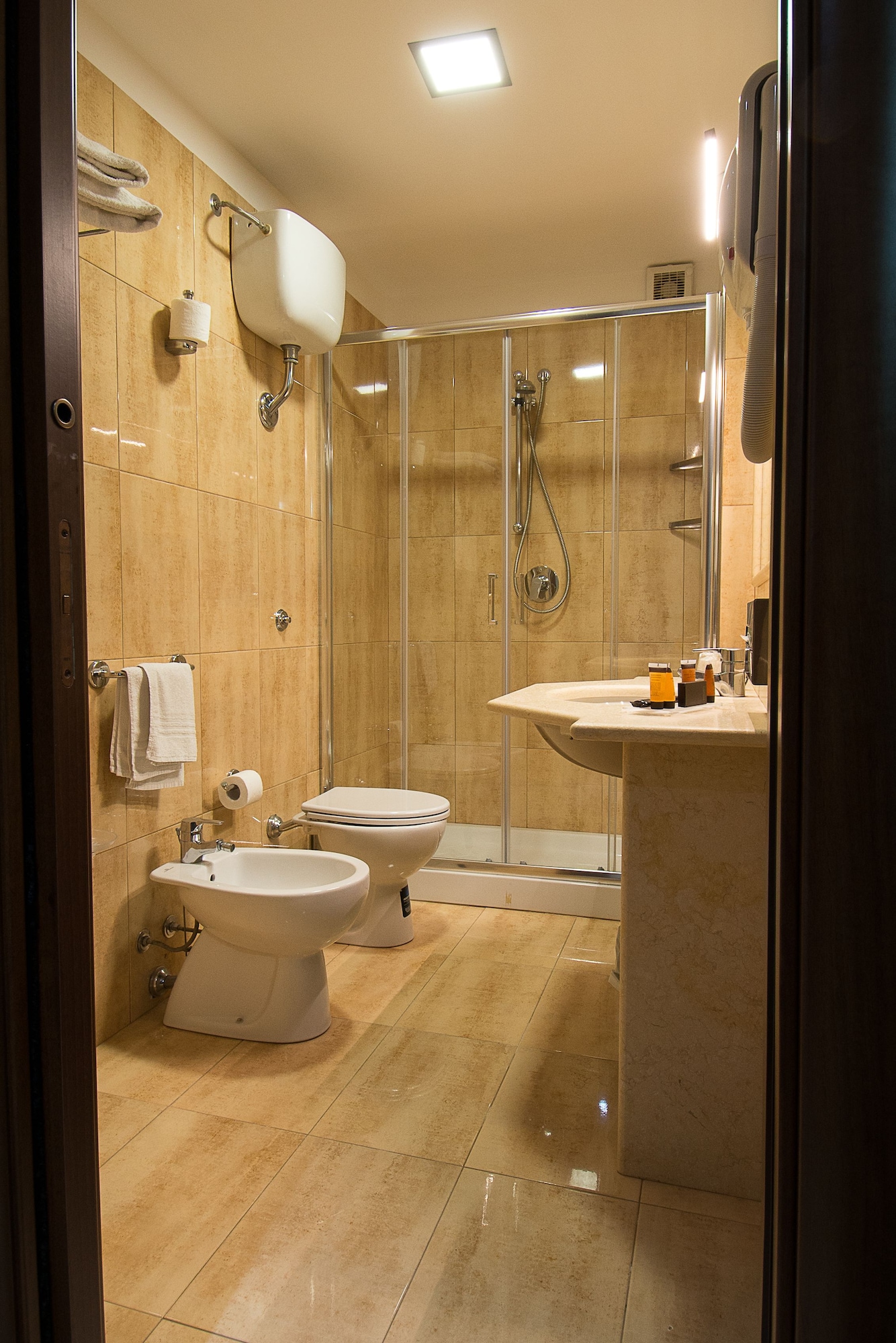 غرفة بسرير مزدوج أو سريرين منفصلين، Hotel Della Valle 9/9