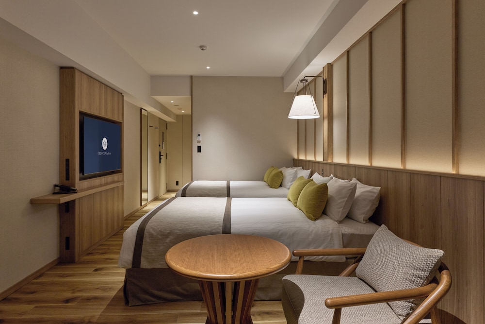 Deluxe, 2 Double Beds, Ocean Front, Sofa, Corner، Grand Monday Resort Tokyo Bay Maihama 4/9