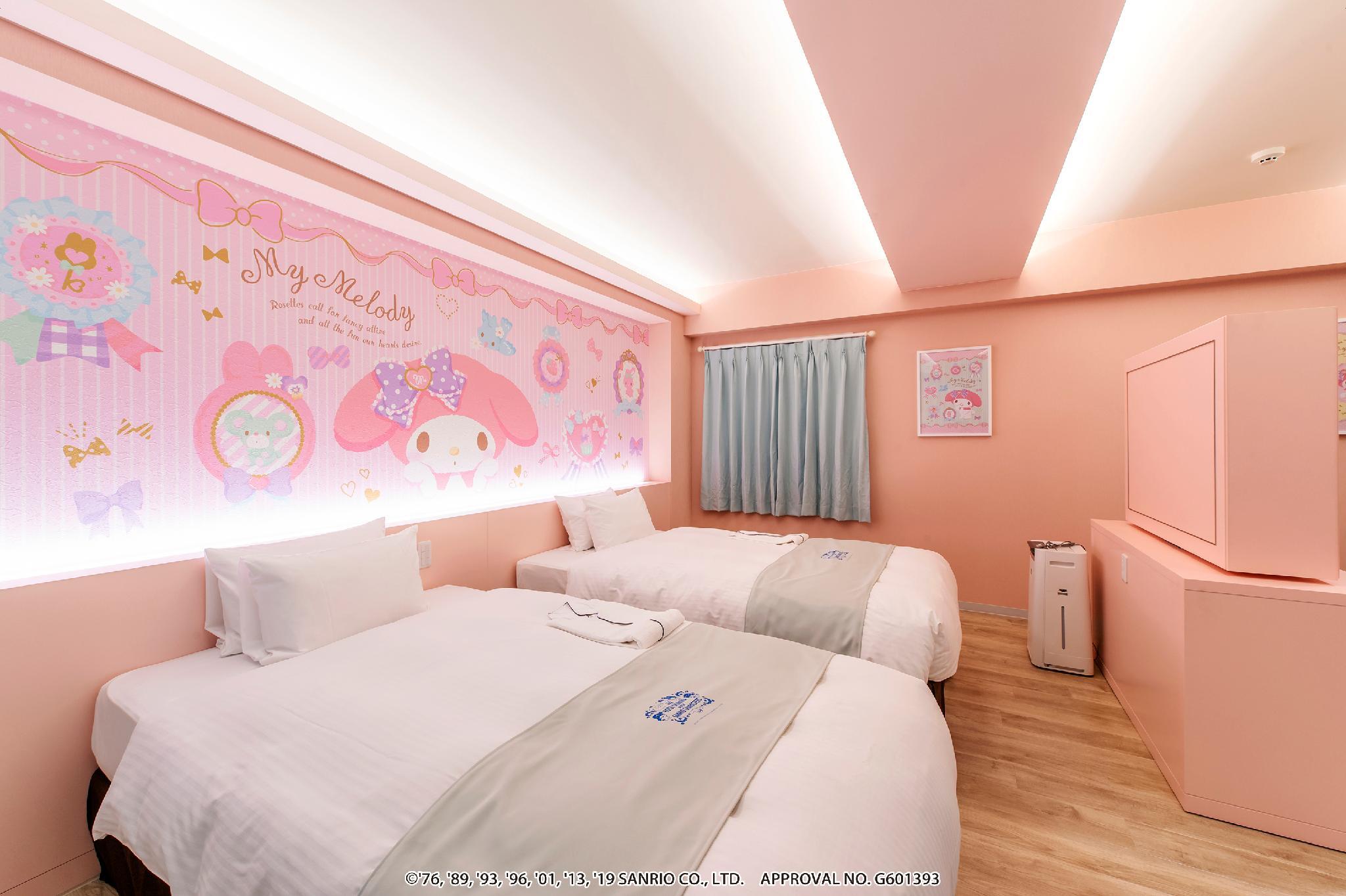 Semi Room, Theme, Deluxe, Twin Beds, 2 Semi Double Beds