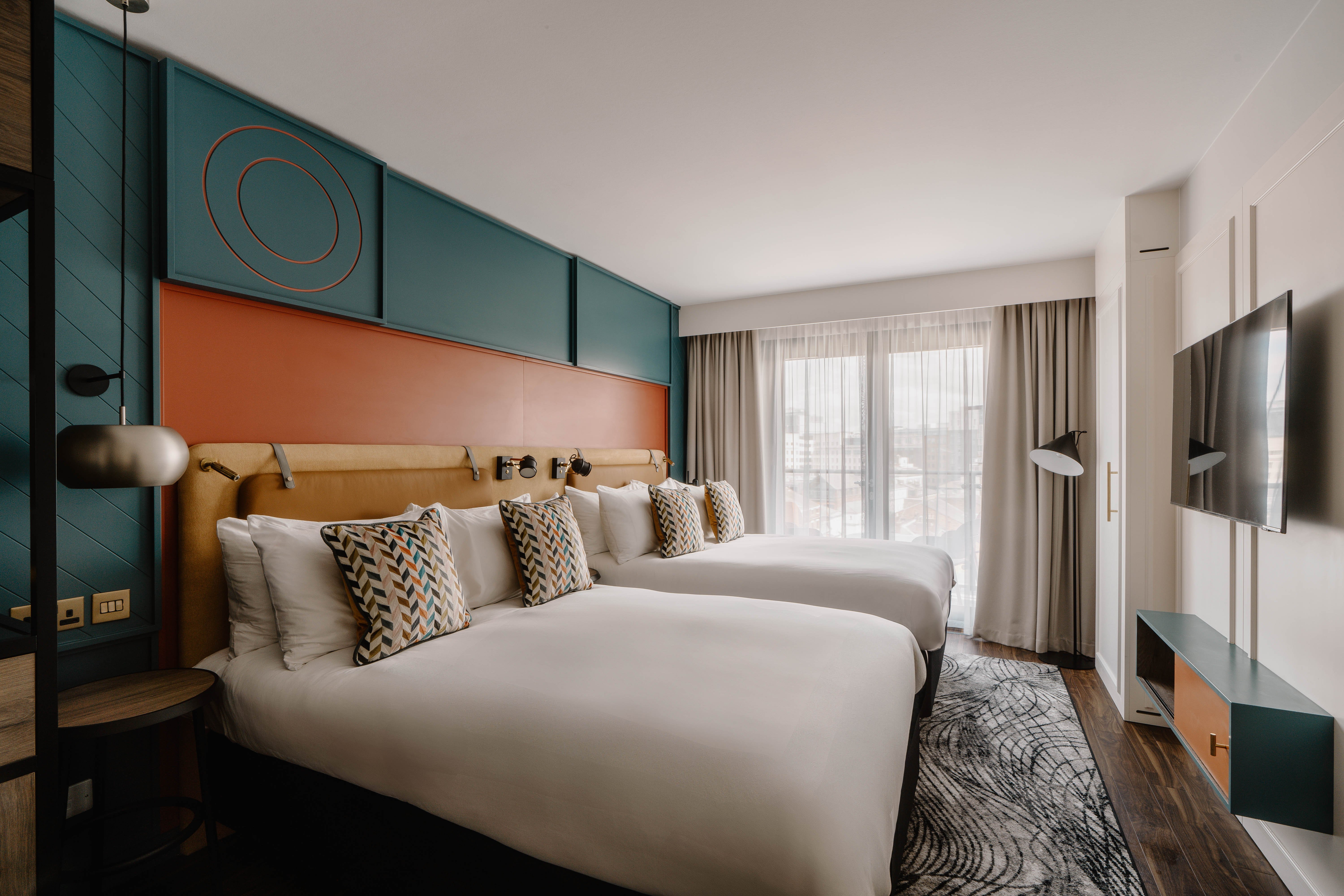 Premium, 2 Double Beds, City View, Balcony, Top Floor