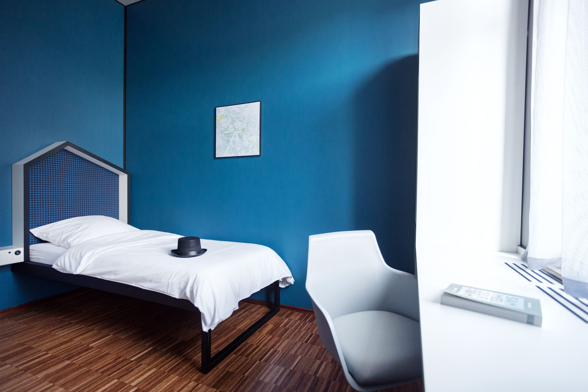 غرفة كومفورت مفردة بحمام خاص، The Circus Hostel 2/4