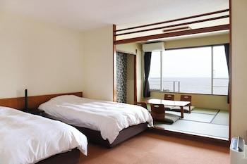Japanese Western, Standard, Twin Beds, Ocean View, Indoor Bath