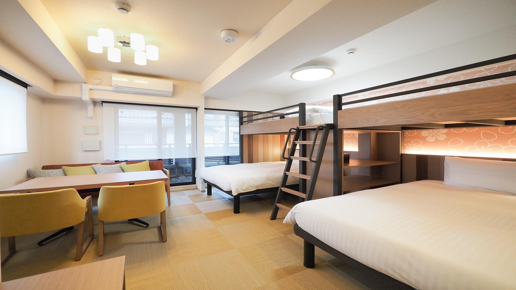 Family, Twin Beds, Loft Bed, Washing Machine, Kitchen