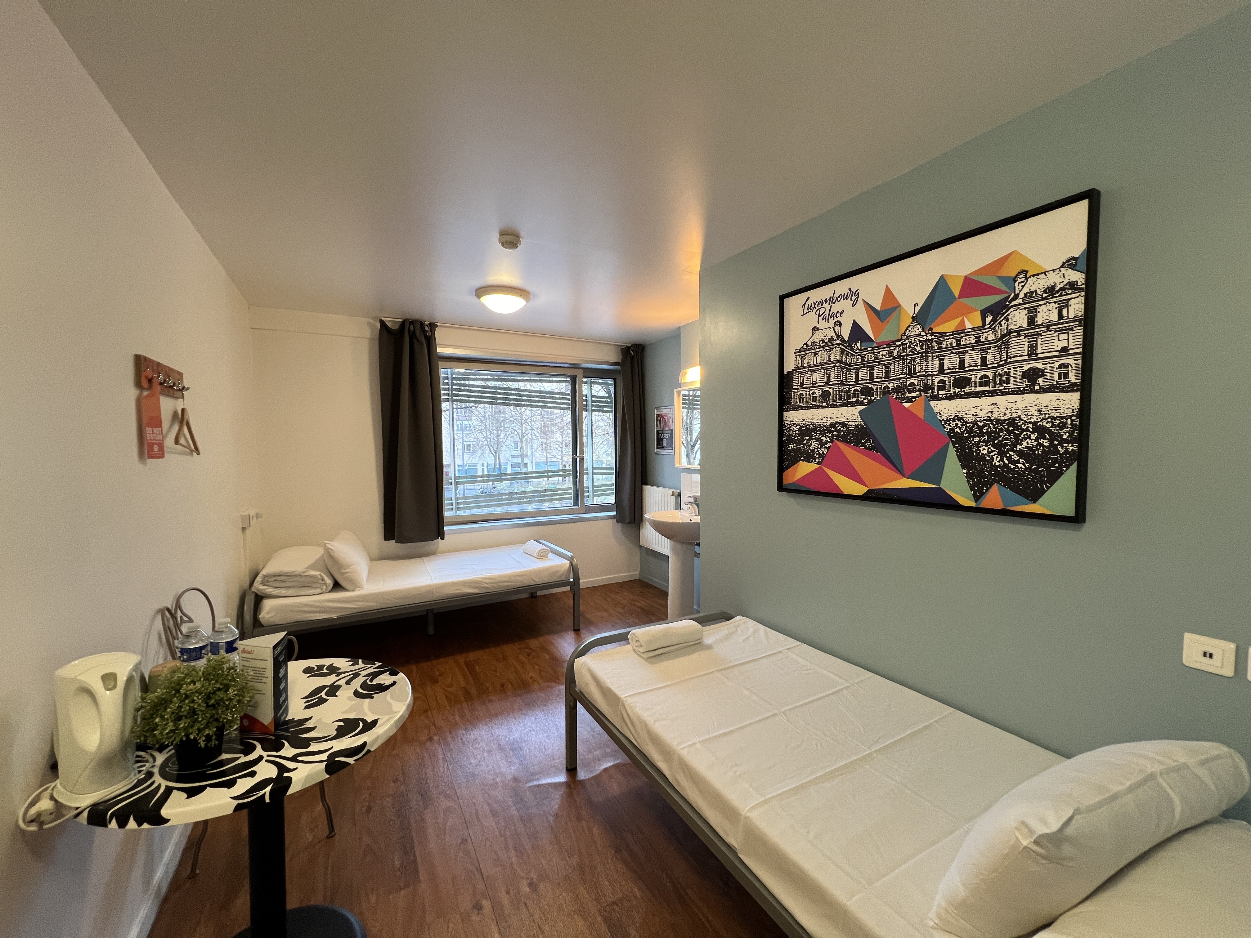 Private, Twin Beds, Shared Bathroom