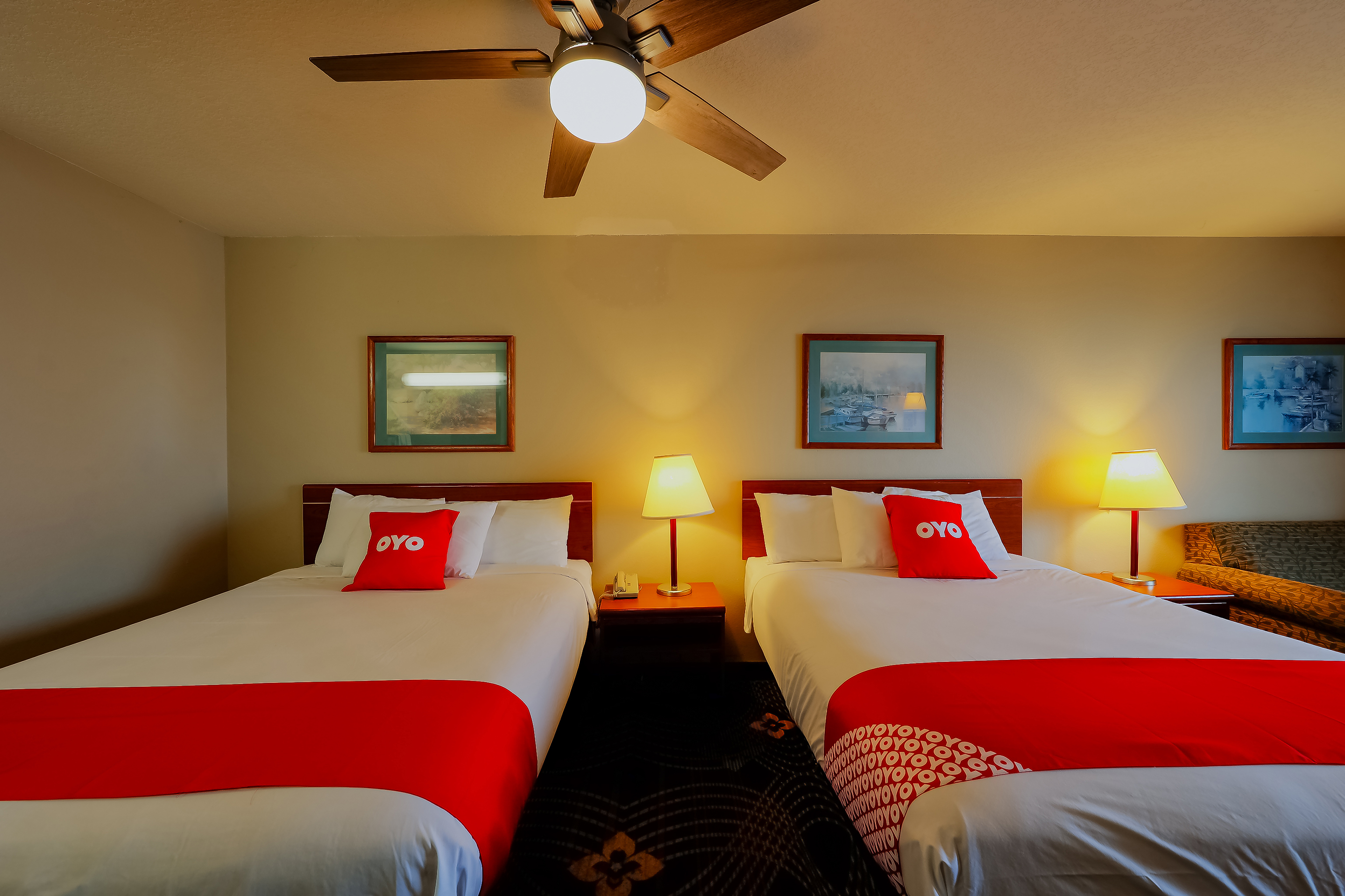 غرفة بسرير مزدوج بإطلالة على البحر، Siletz Bay Beachfront Hotel by OYO Lincoln City 4/10