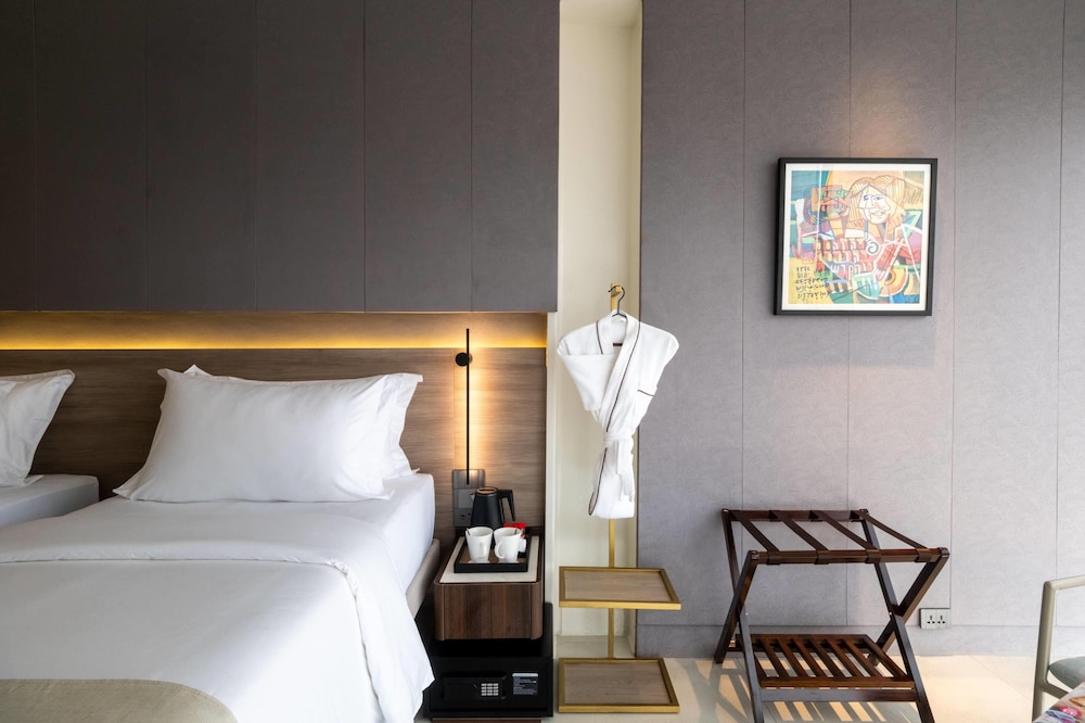 غرفة ديلوكس بسريرين منفصلين، Ramada Encore by Wyndham Boracay White Beach 3/4