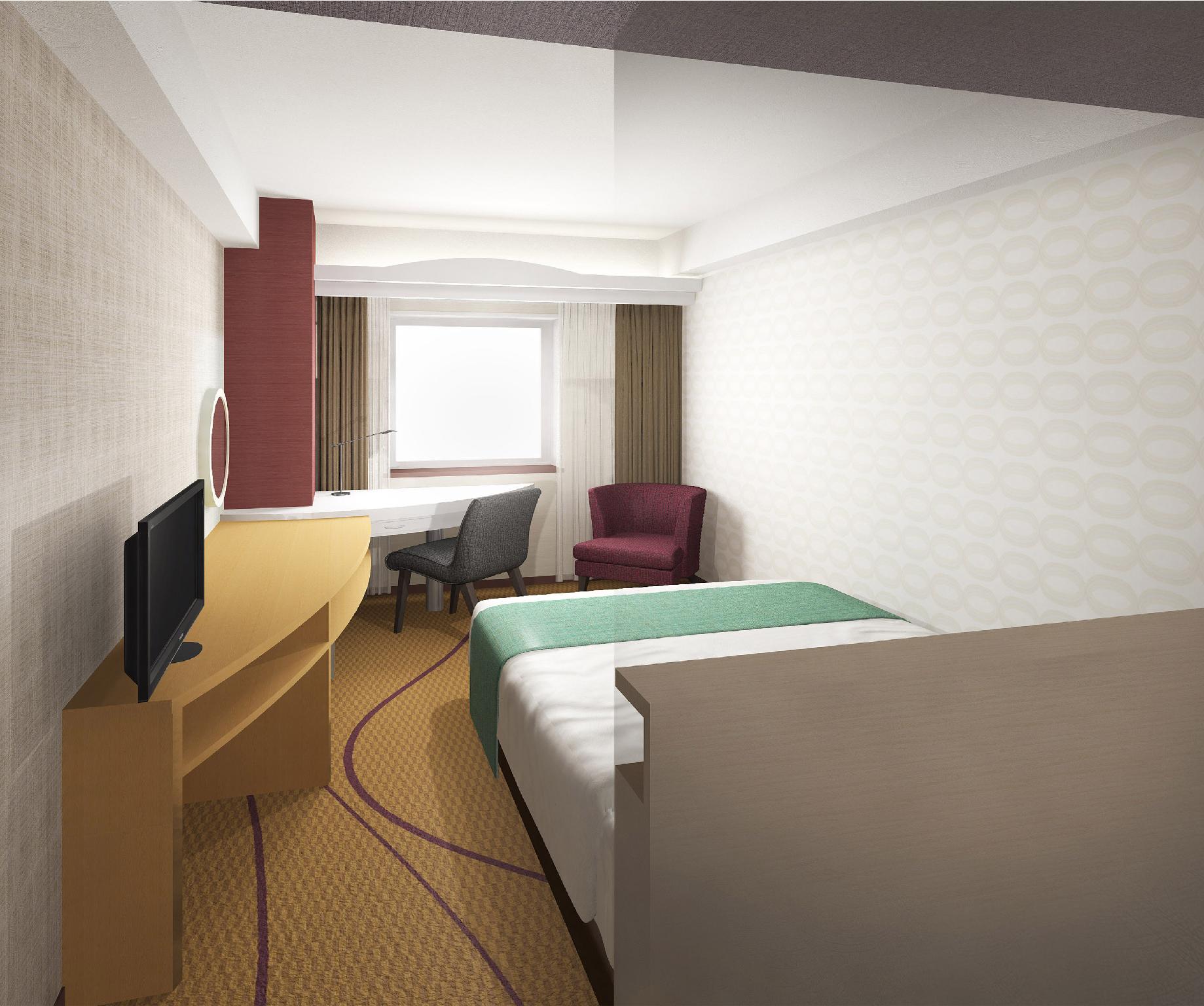 Semi Room, Premier, Semi Double Bed
