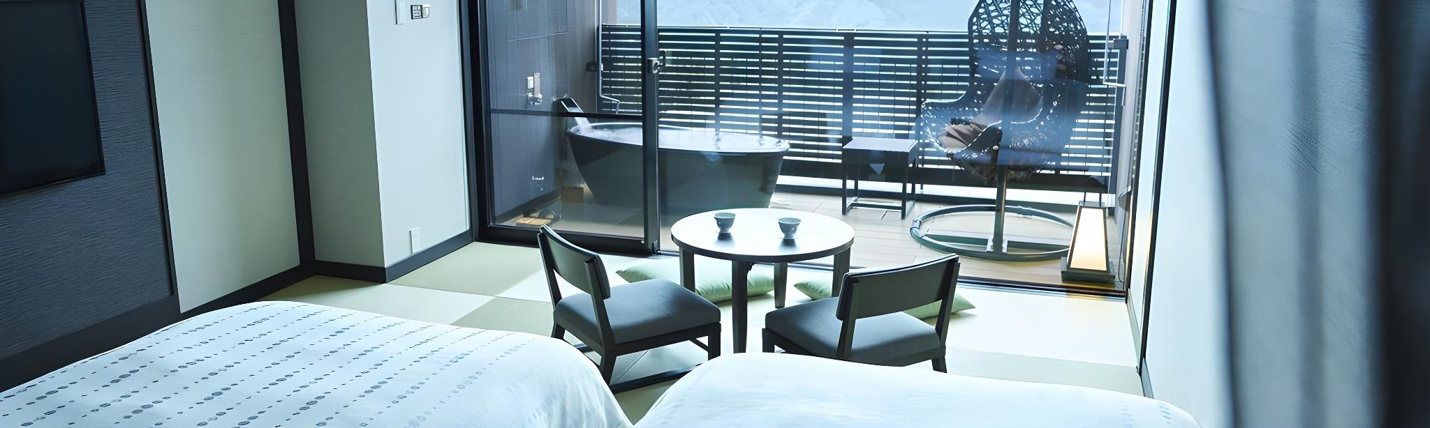 Maisonette, Twin Beds, Outdoor Bath