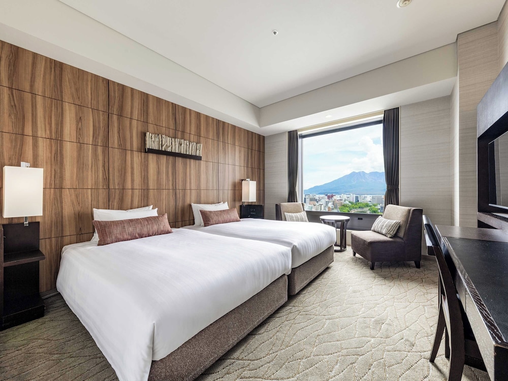 غرفة بسريرين منفصلين، Solaria Nishitetsu Hotel Kagoshima 9/13