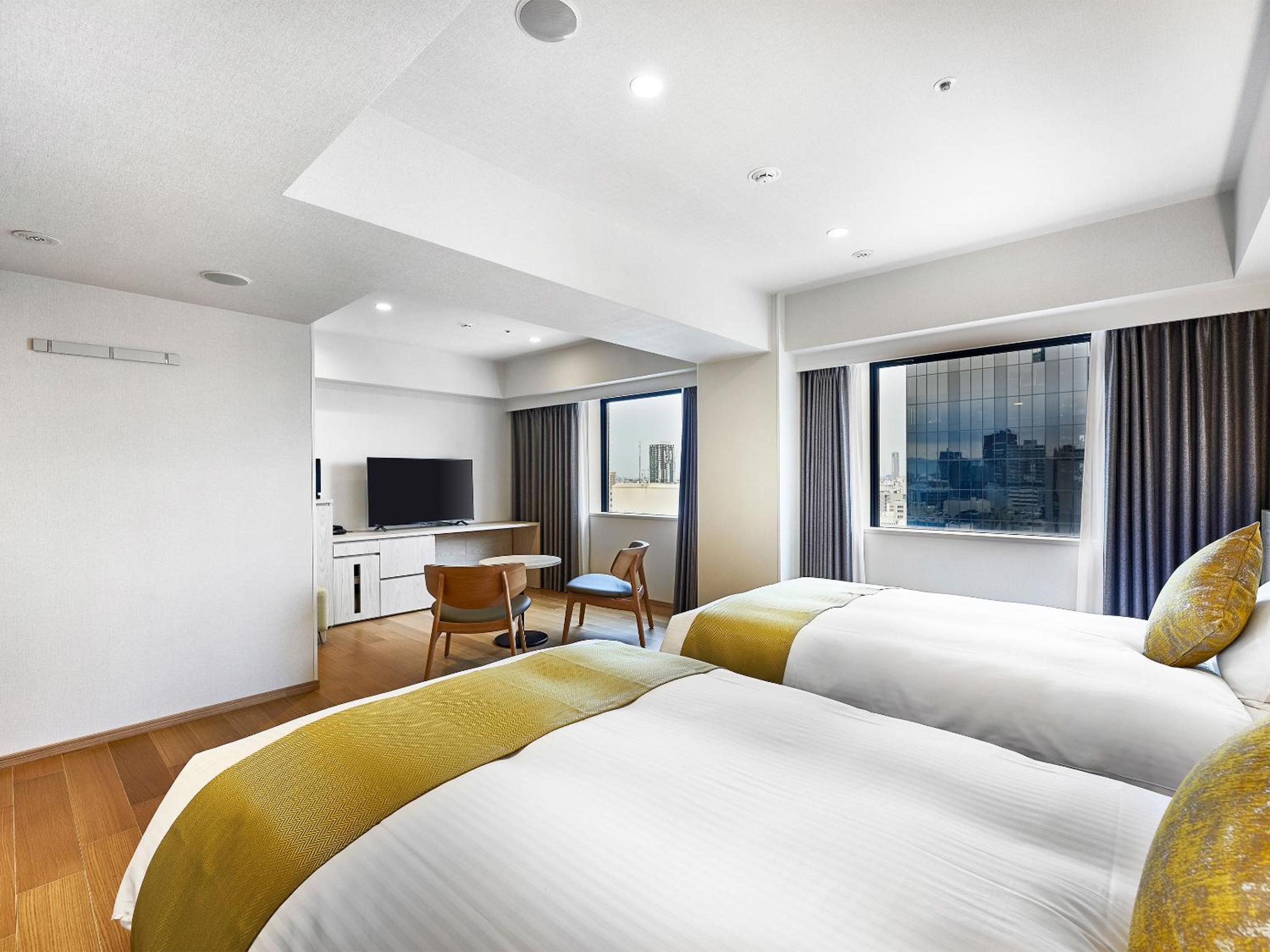 Semi Room, 2 Semi Double Beds