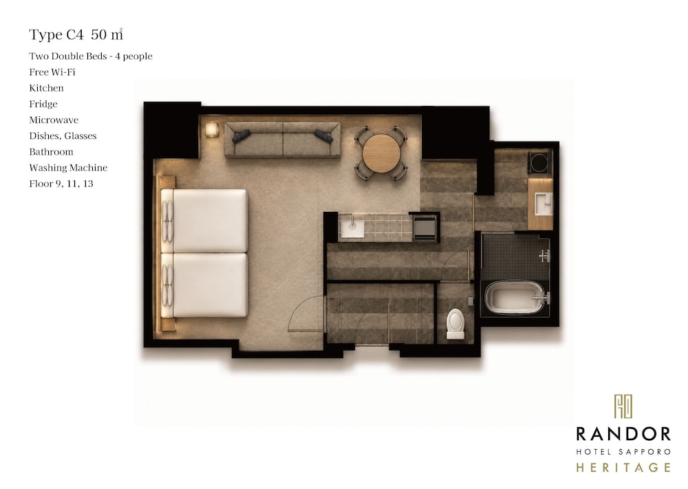 Randor Hotel Sapporo Heritage 32/50