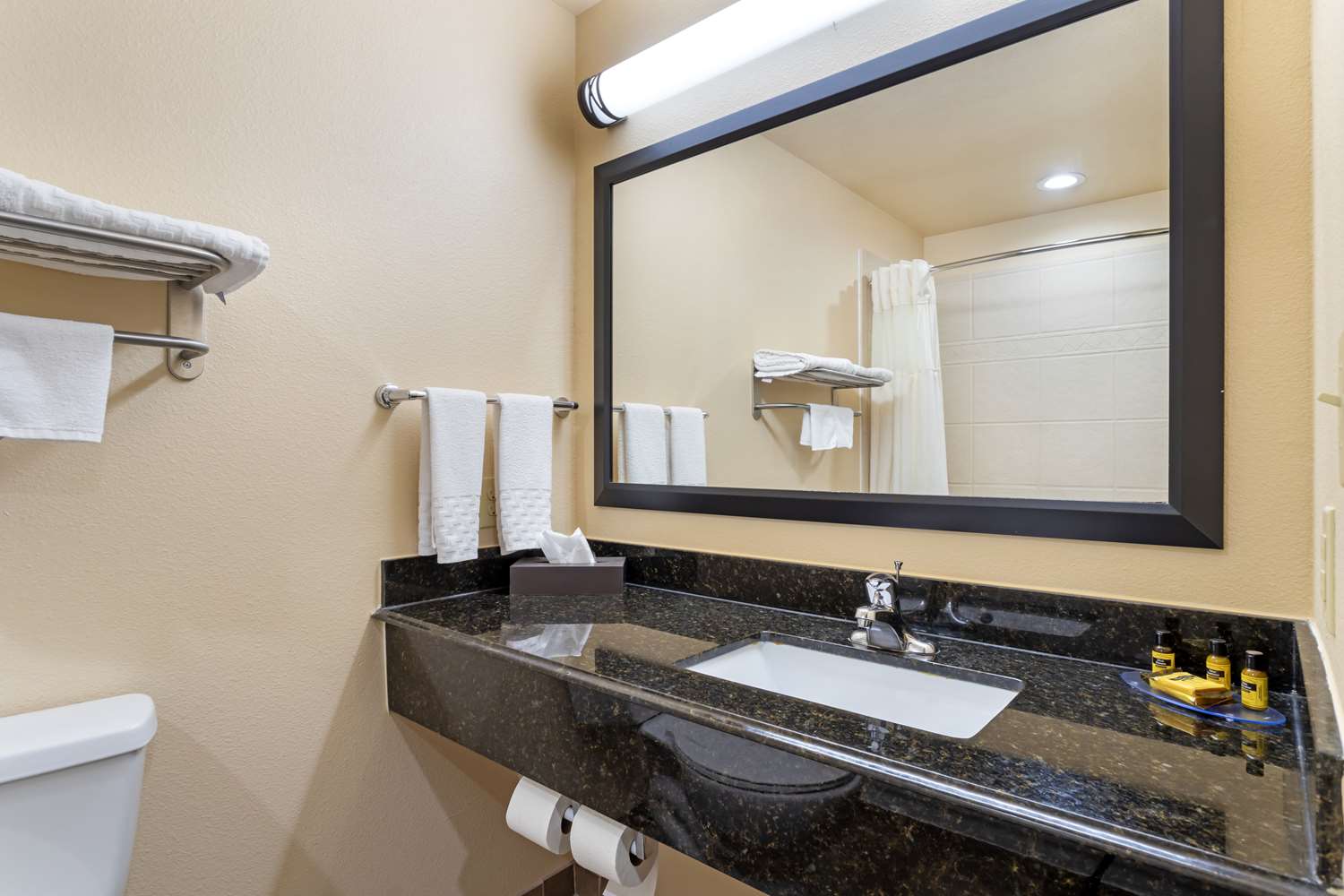 جناح بسريرين كوين مع أريكة بحوض استحمام لذوي الإعاقة، Best Western Plus Goliad Inn and Suites 3/3