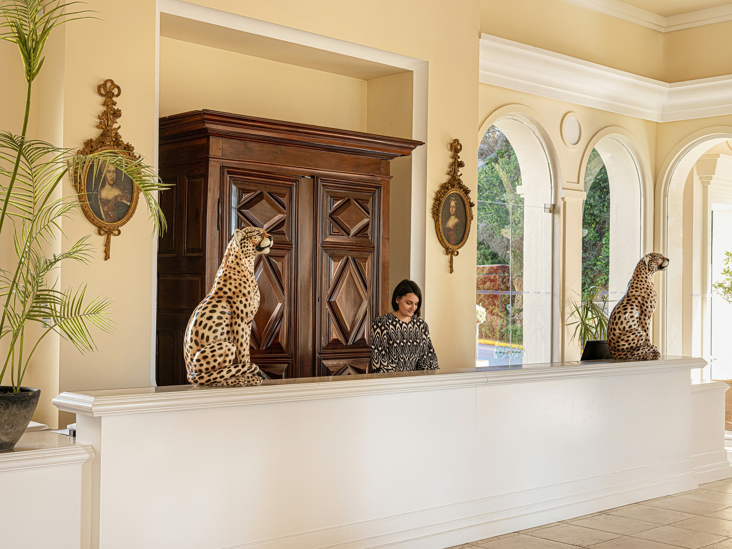 Lobby at Grecotel Eva Palace, Kommeno