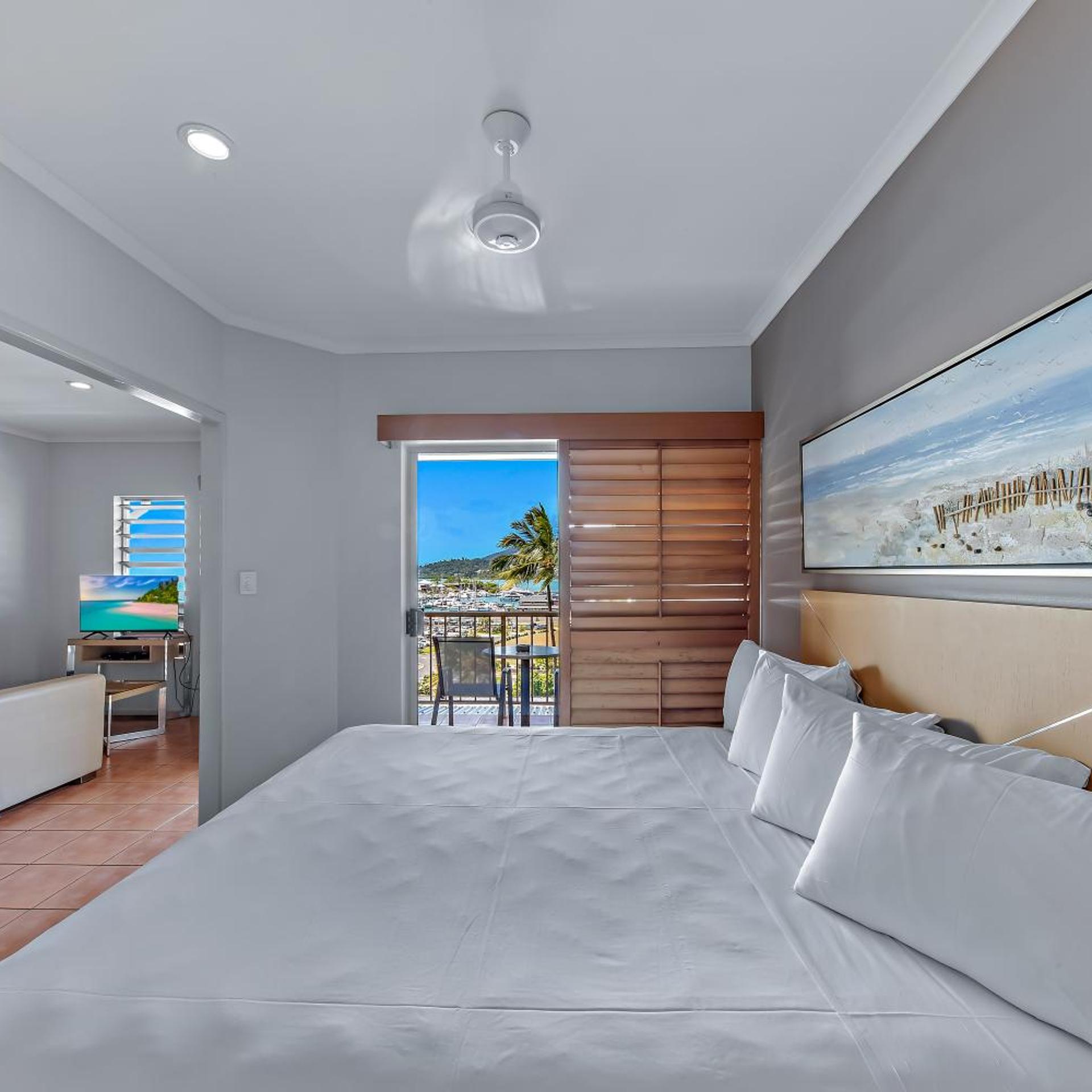 Spa, Studio, Suite, Marina View, Top Floor, at Boathaven Bay Holiday Apartments 2/8