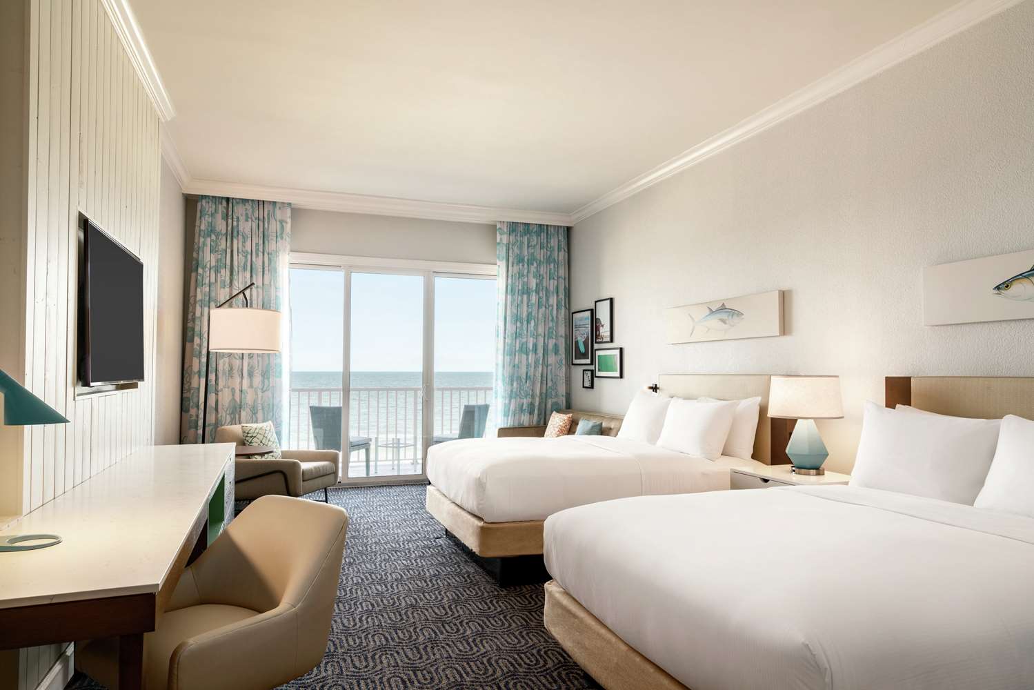 ROOM, 2 QUEEN BEDS, OCEAN FRONT, BALCONY, KITCHEN