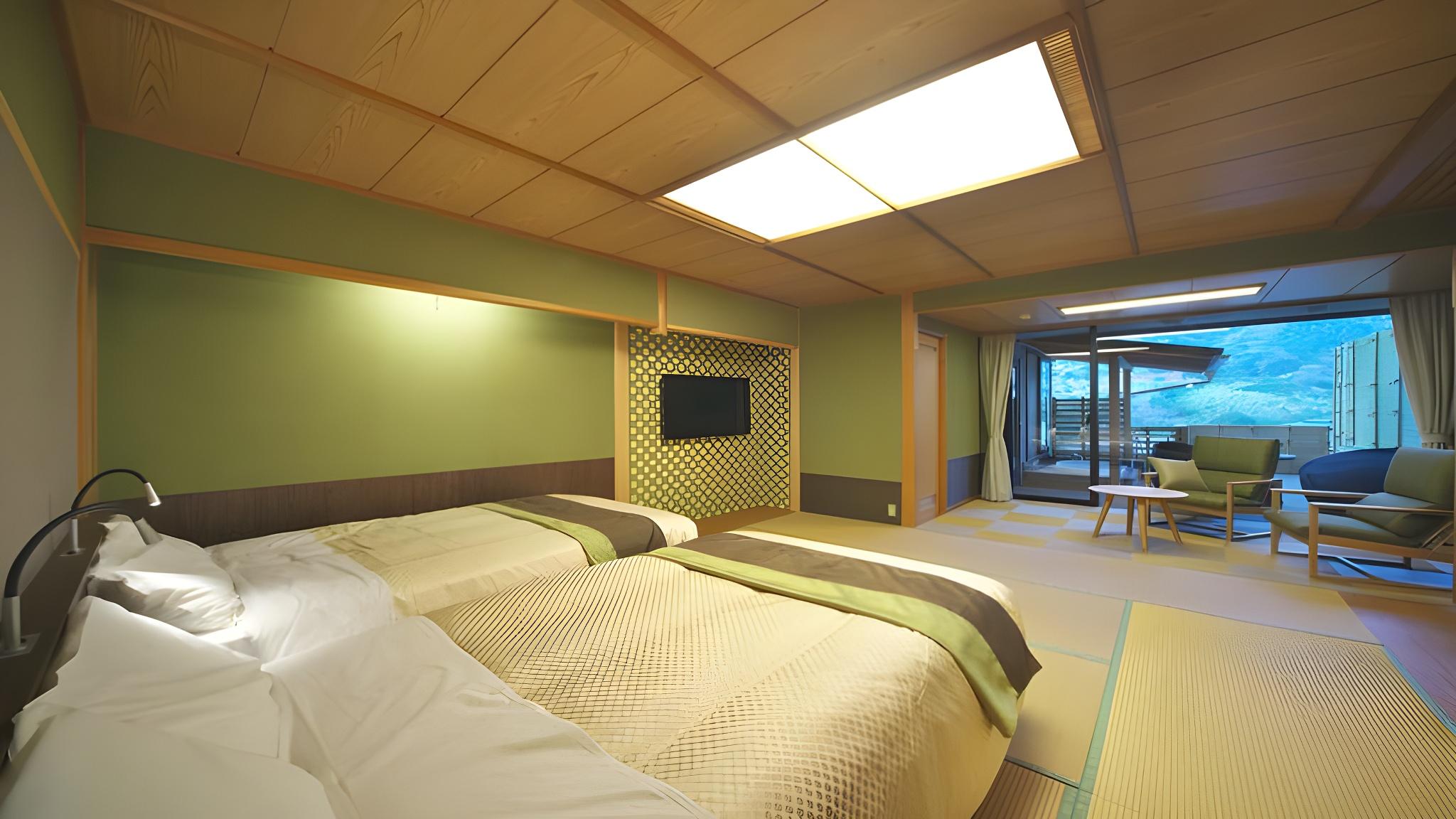 Japanese Western, Semi Room, Outdoor Bath