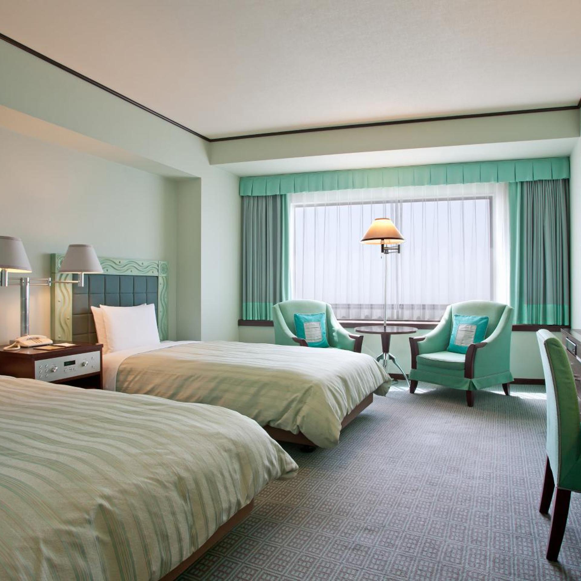 غرفة قياسية بسريرين منفصلين للمدخنين، Okura Act City Hotel Hamamatsu 2/3