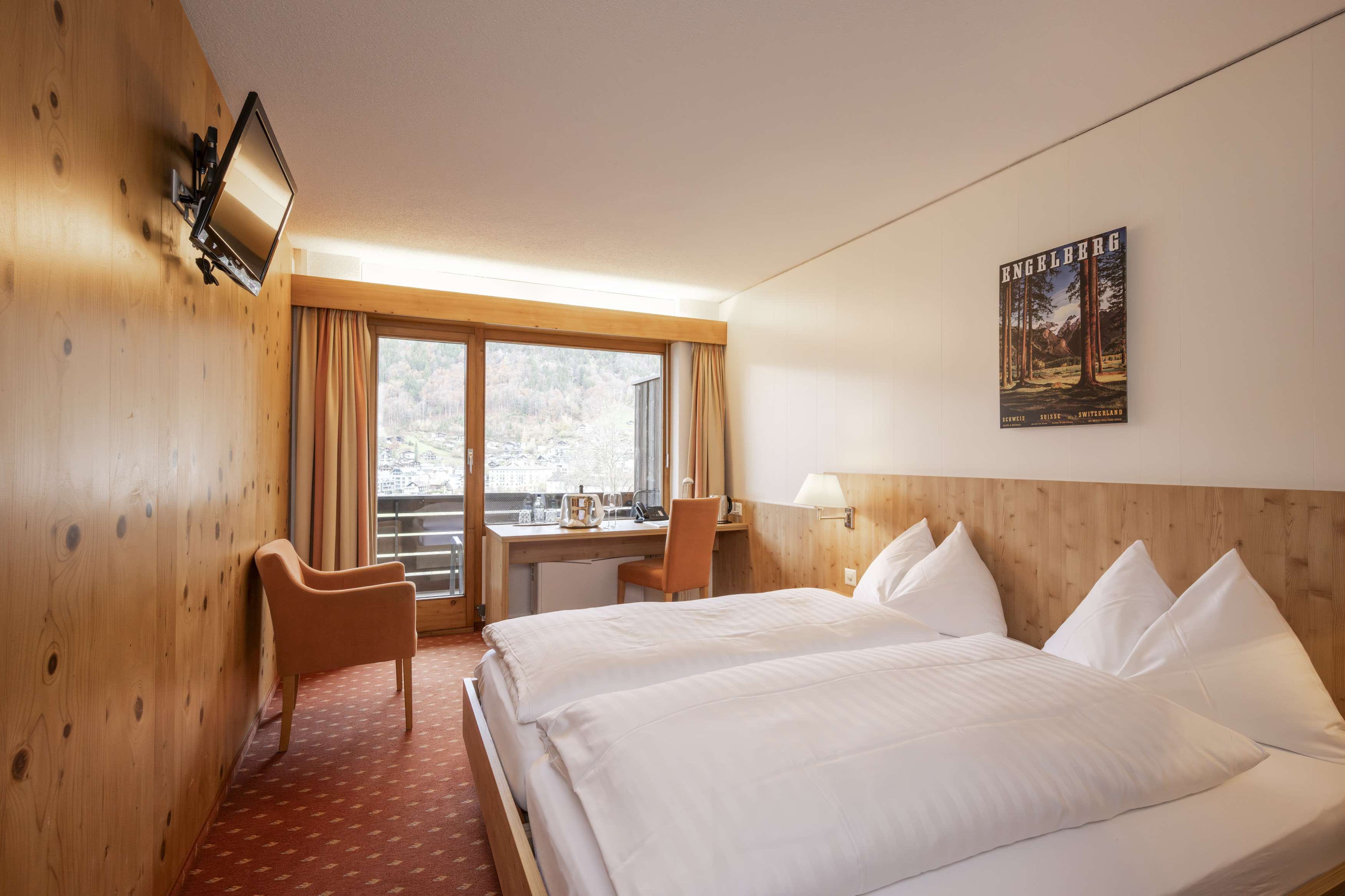 Room, Double Bed, Mountain View