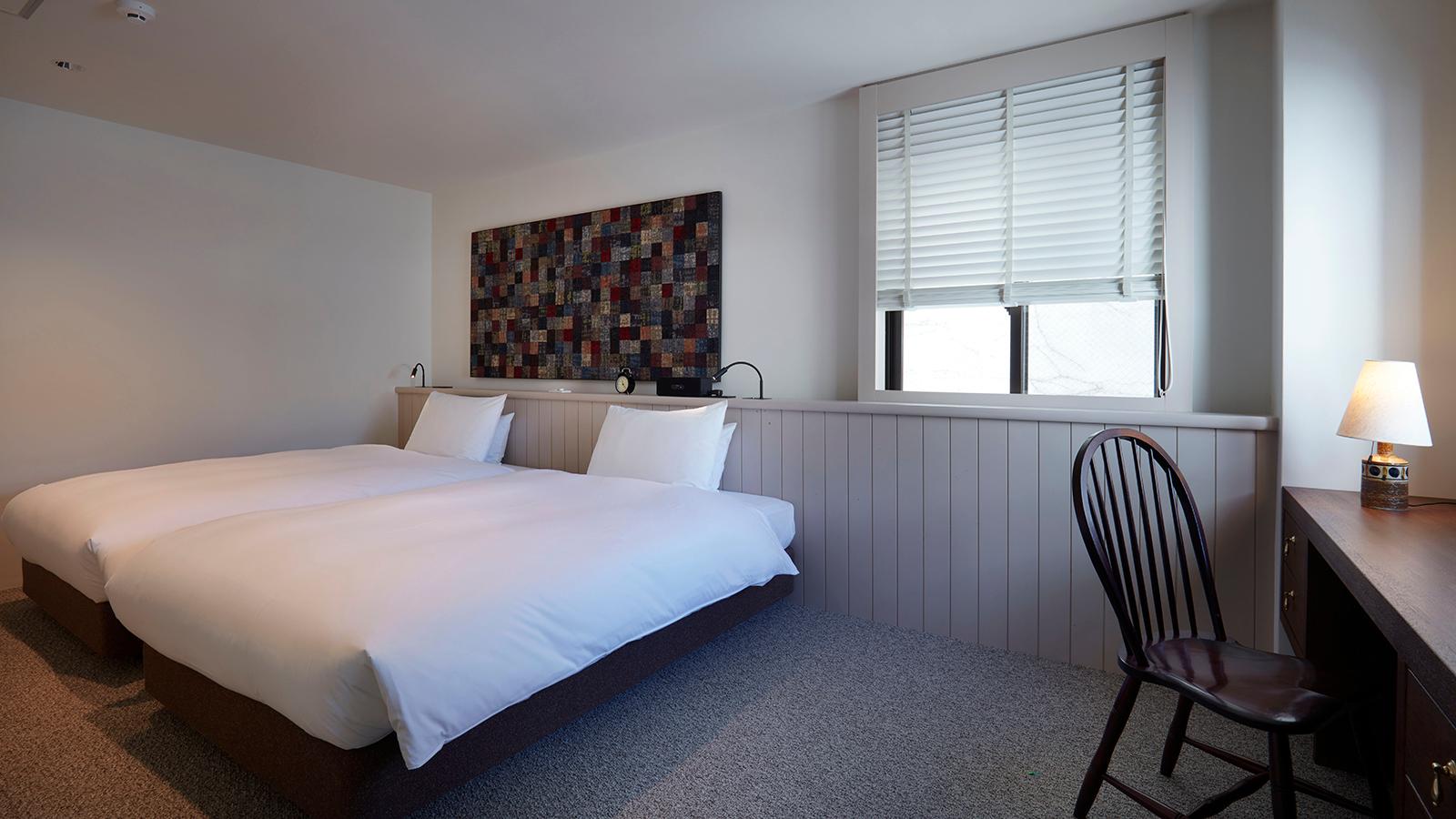 Deluxe, Twin Beds, Old Building