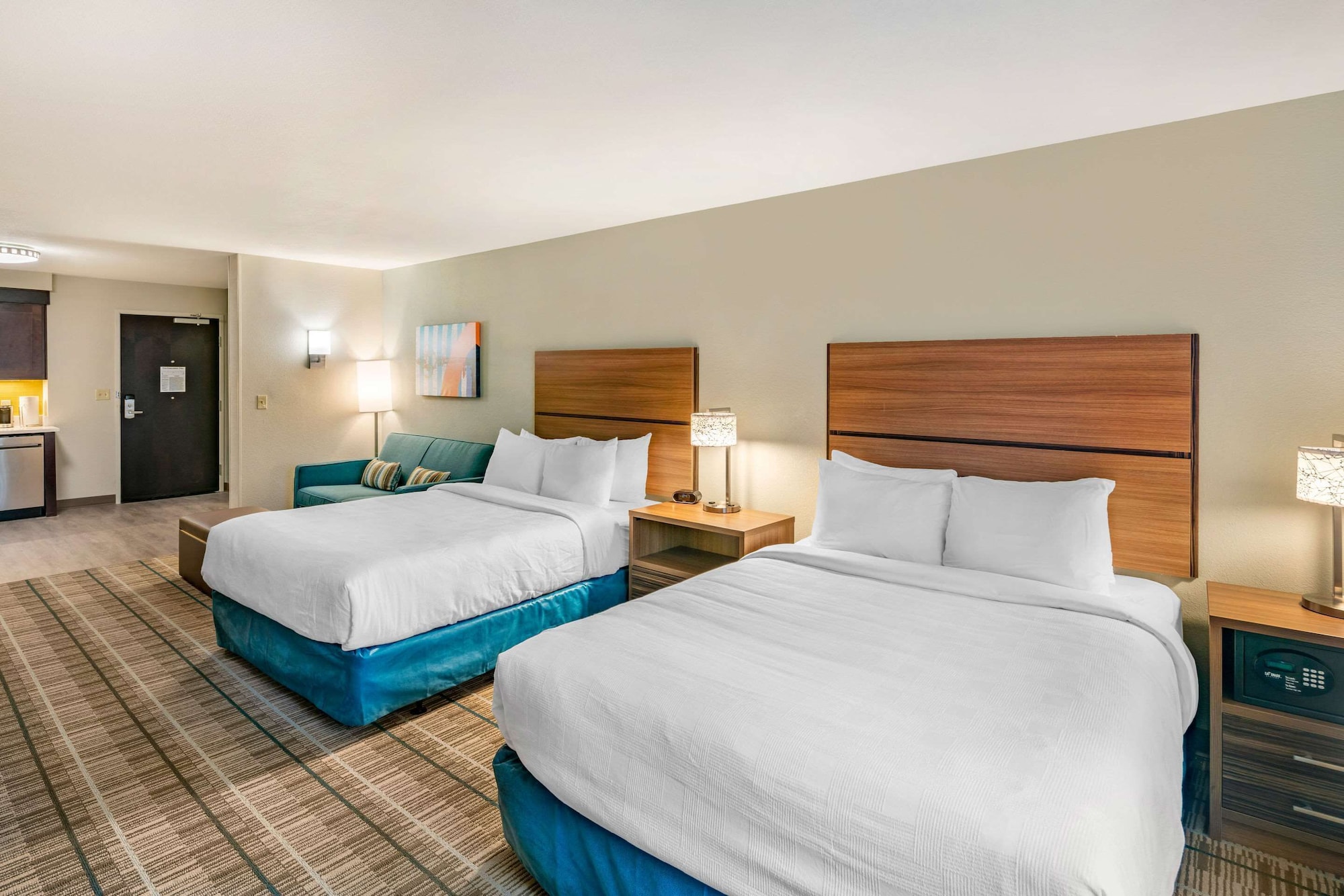 EFFICIENCY, SUITE, 2 QUEEN BEDS