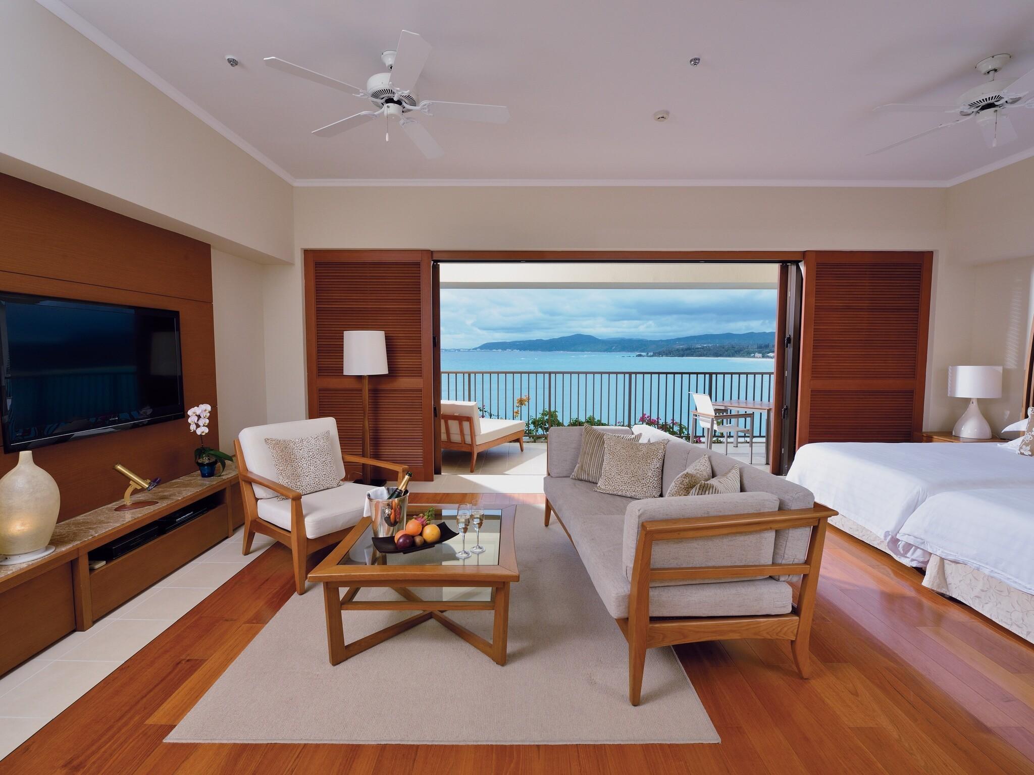 2 Bedrooms, Club, Deluxe, 4 Double Beds, Ocean View