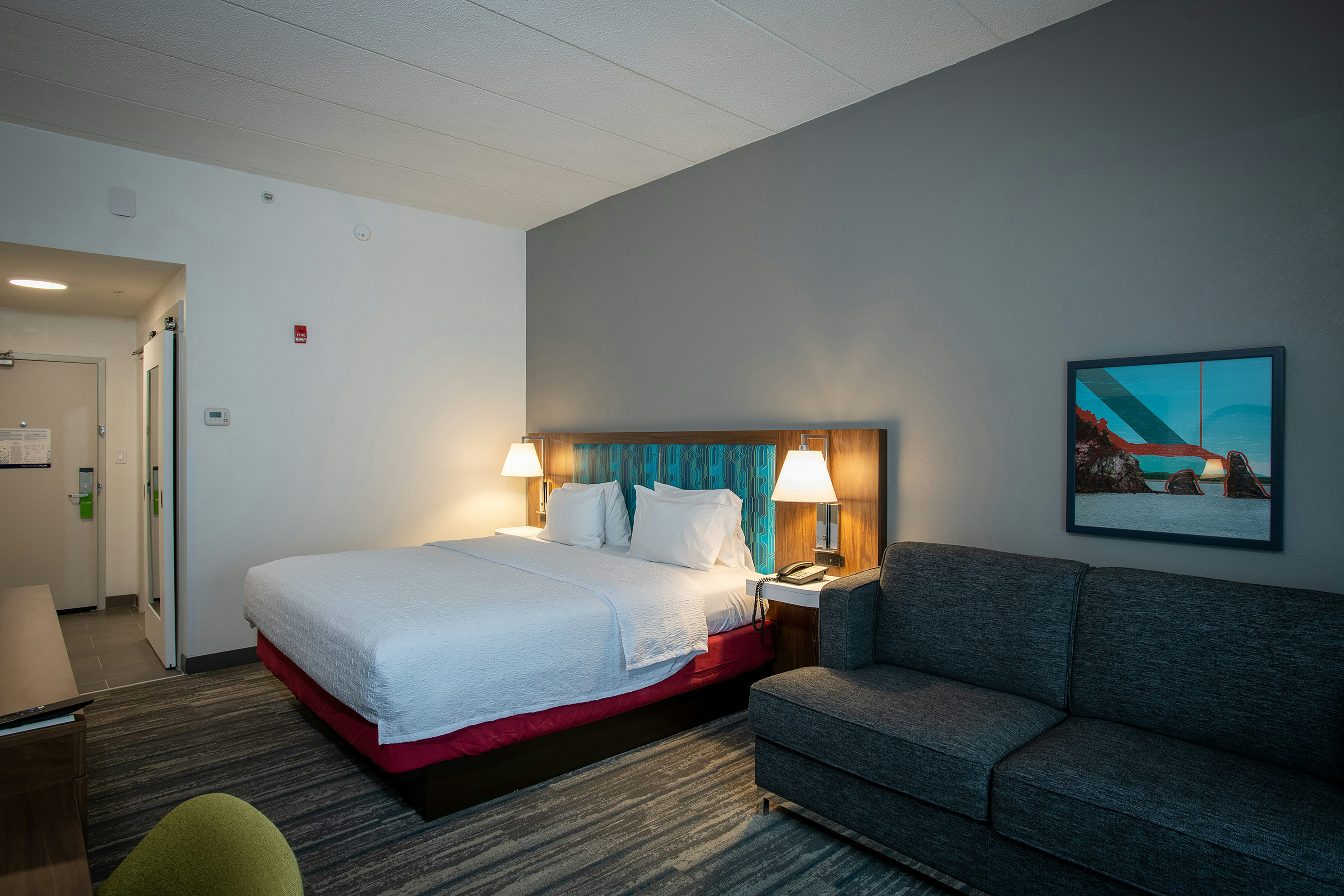 Study, King Bed, Sofa
