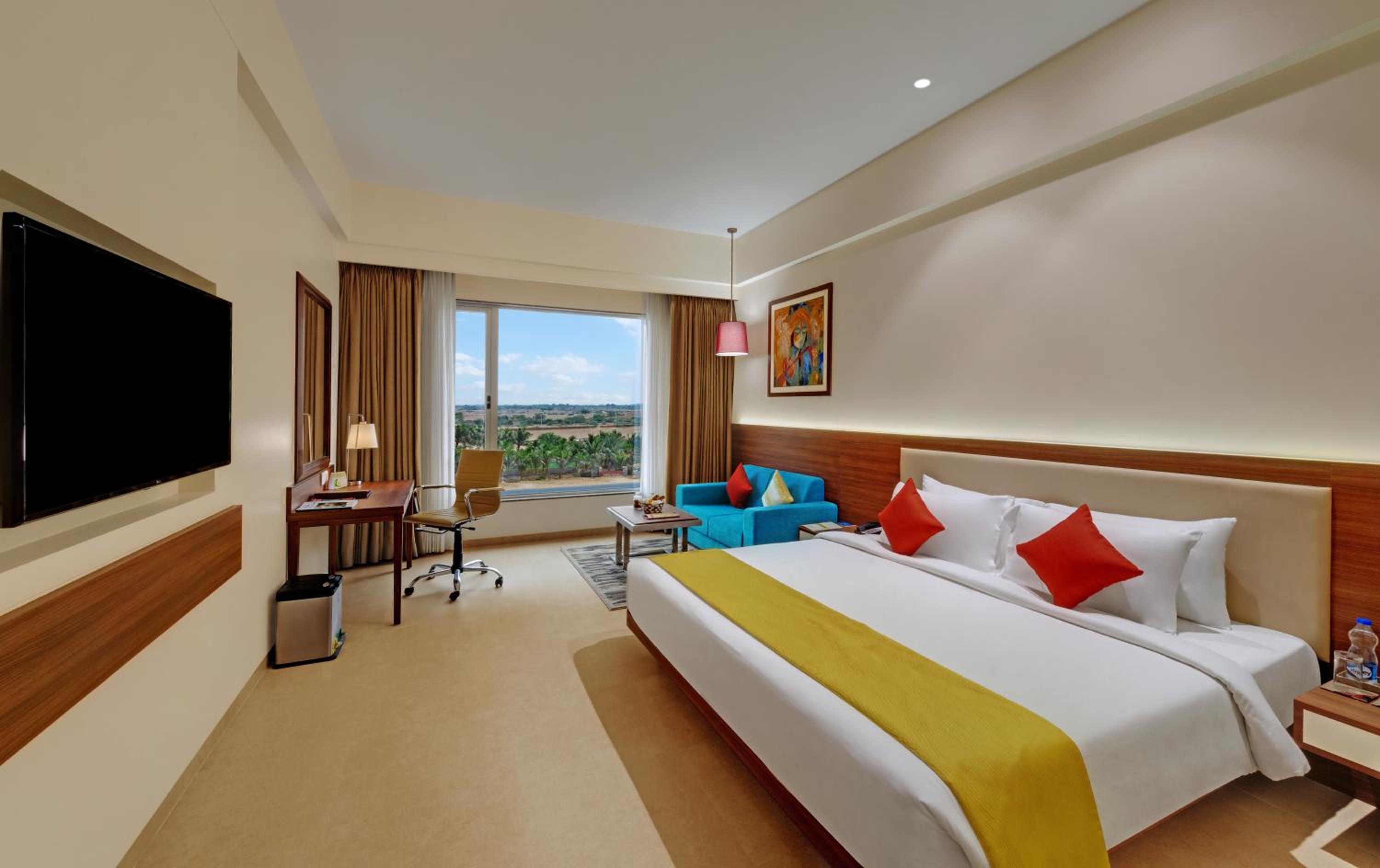 Green, King Bed