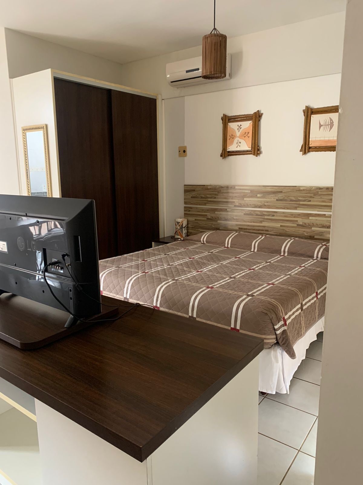 غرفة ديلوكس ثلاثية بسرير مزدوج وسرير فردي، Apart Hotel Serantes 6/10