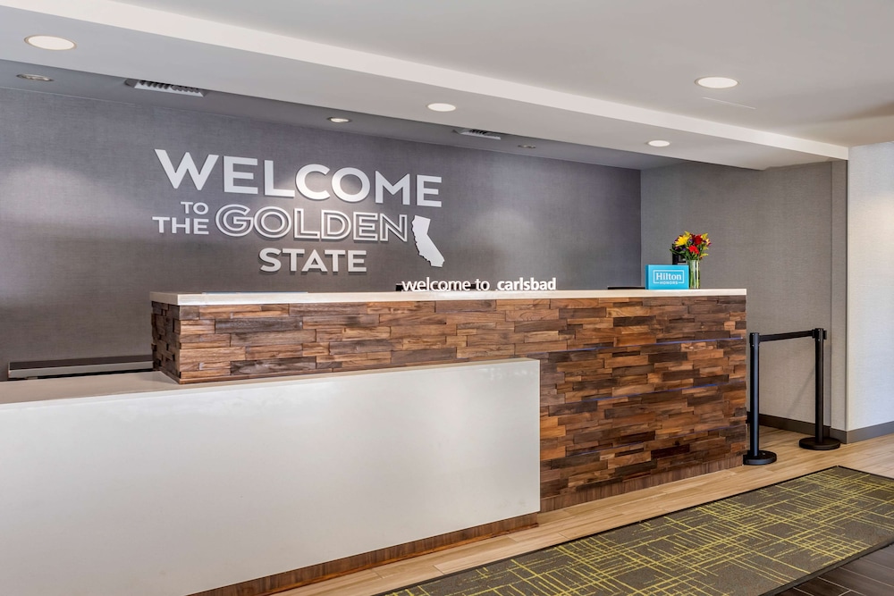 Lobby at HAMPTON INN CARLSBAD NORTH SAN DIEGO COUNTY CA, CARLSBAD - CA