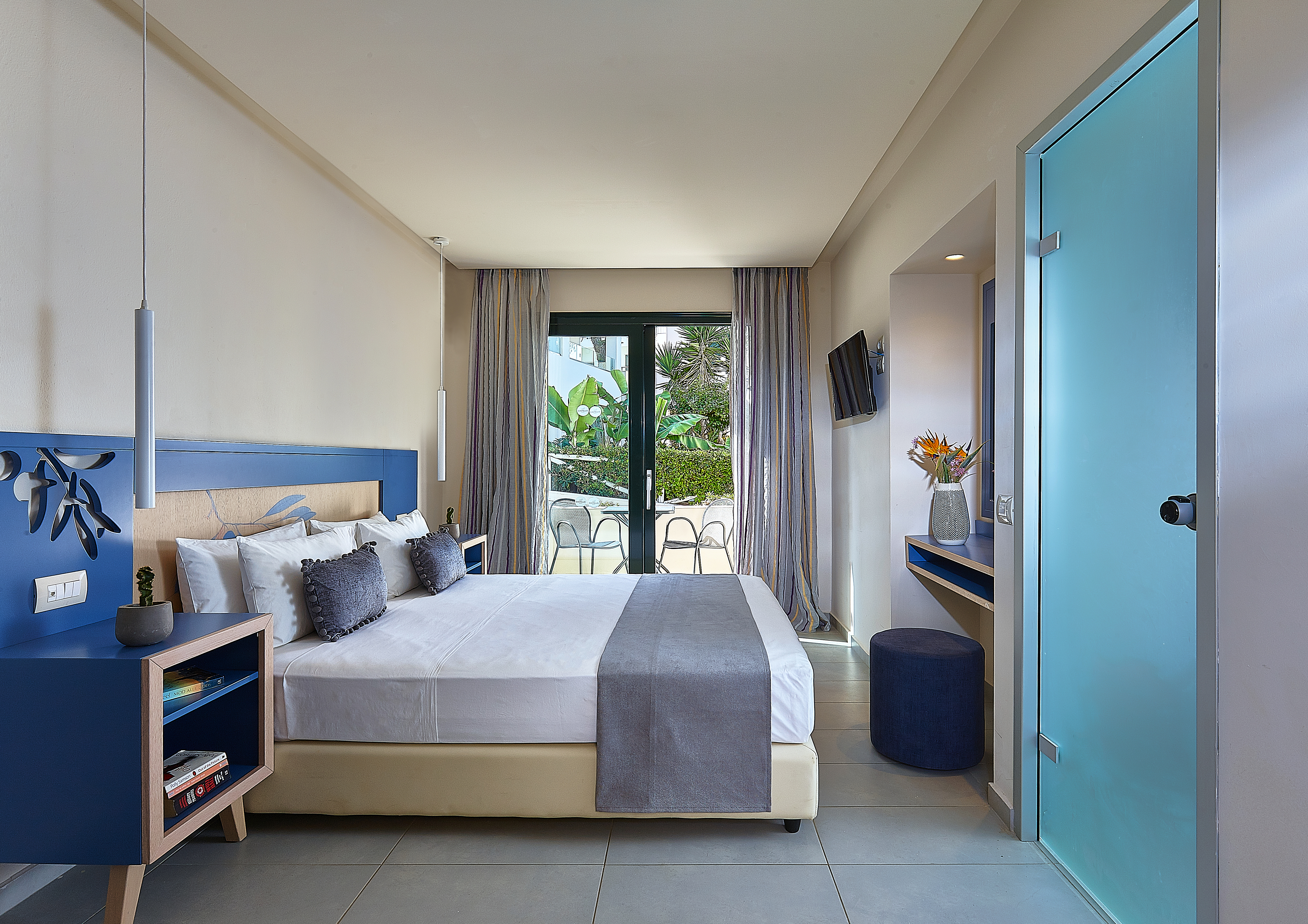 Room, Double or Twin Bed, Land View