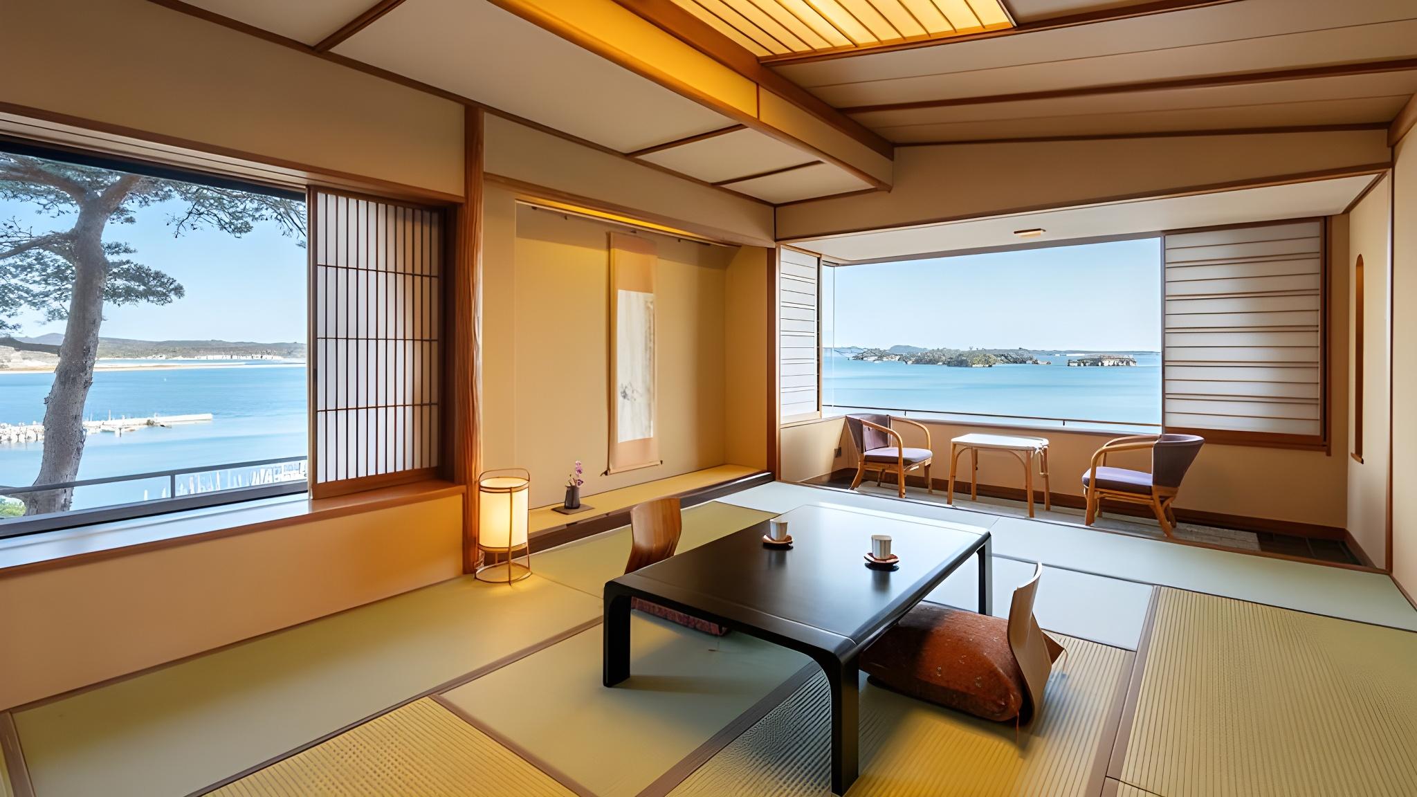Japanese, Standard, Ocean Front, Main Building, Corner