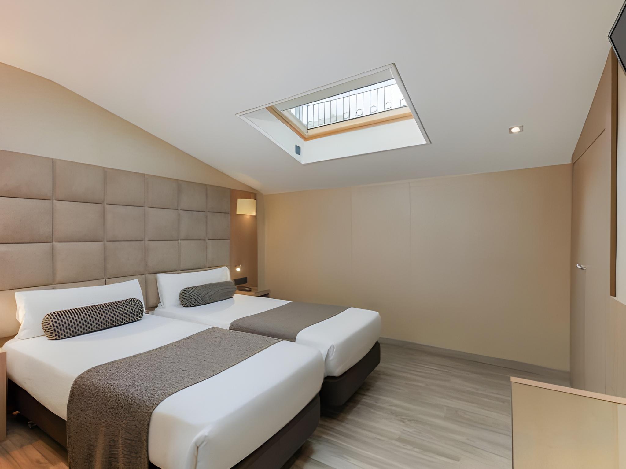 Room, Twin Beds, Attic
