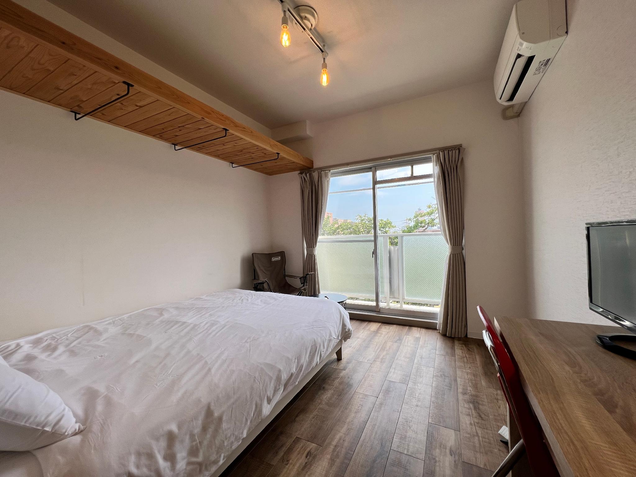 Room, Double Bed, Private Bathroom, Kitchenette