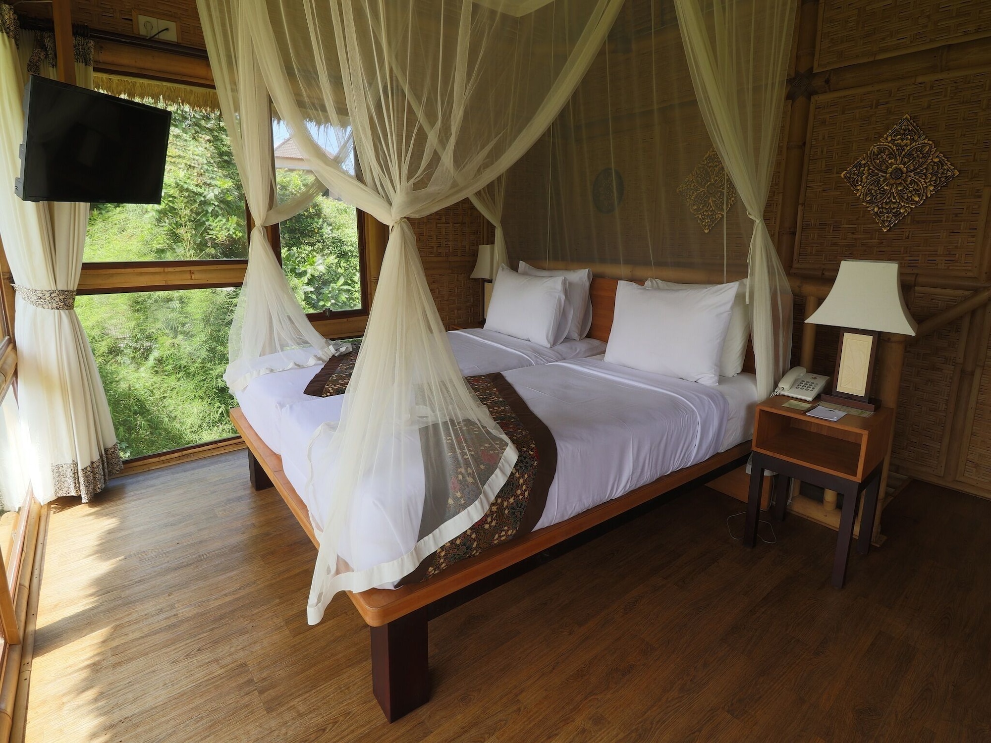 1 Bedroom, Bamboo, House, Double Bed, Garden View