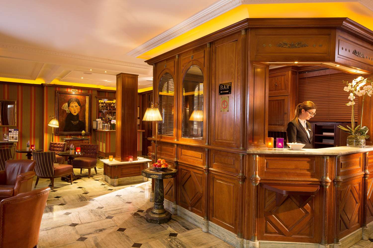 Lobby at Best Western Premier Trocadero La Tour, PARIS