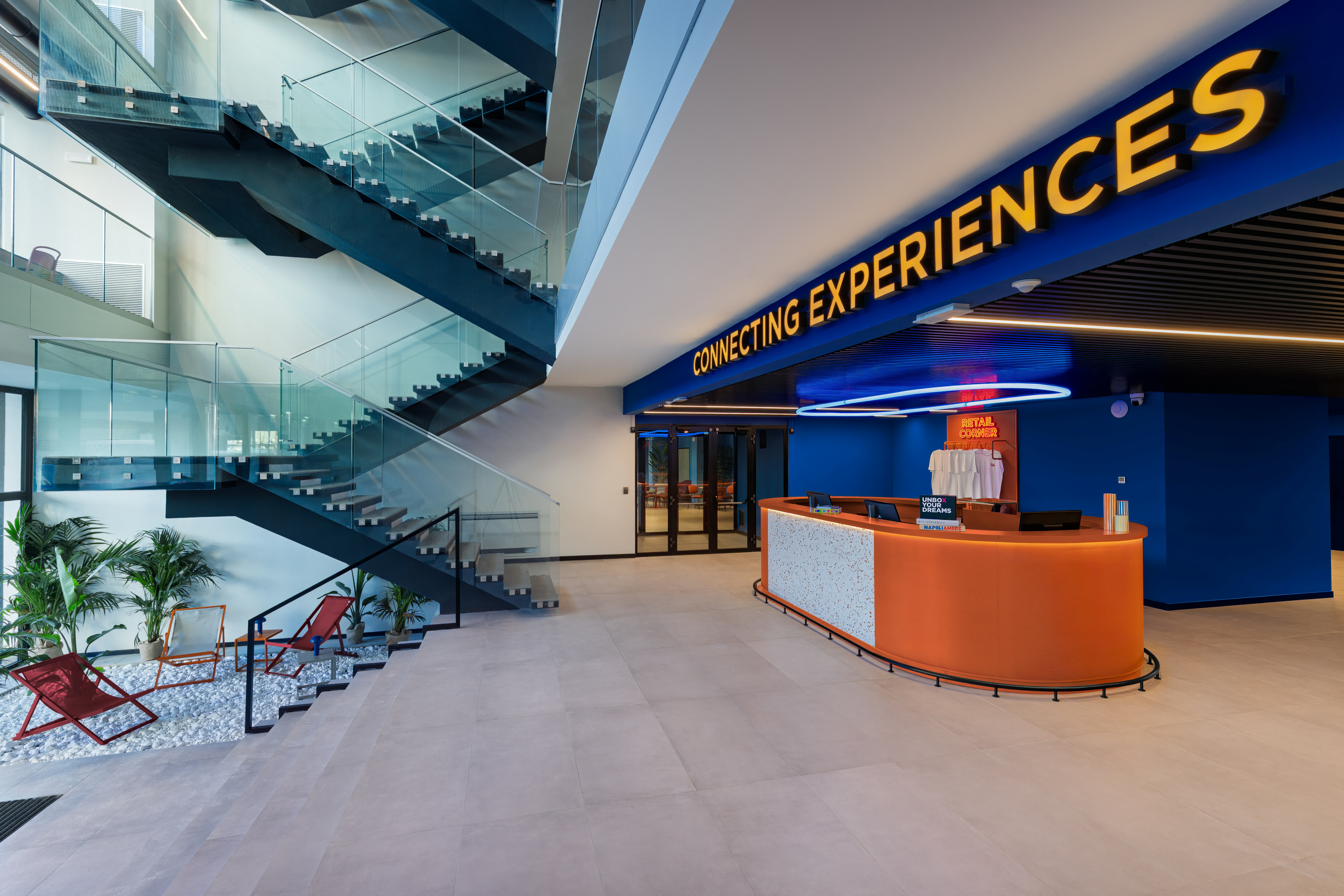 Lobby at CX Napoli Centrale, NAPLES